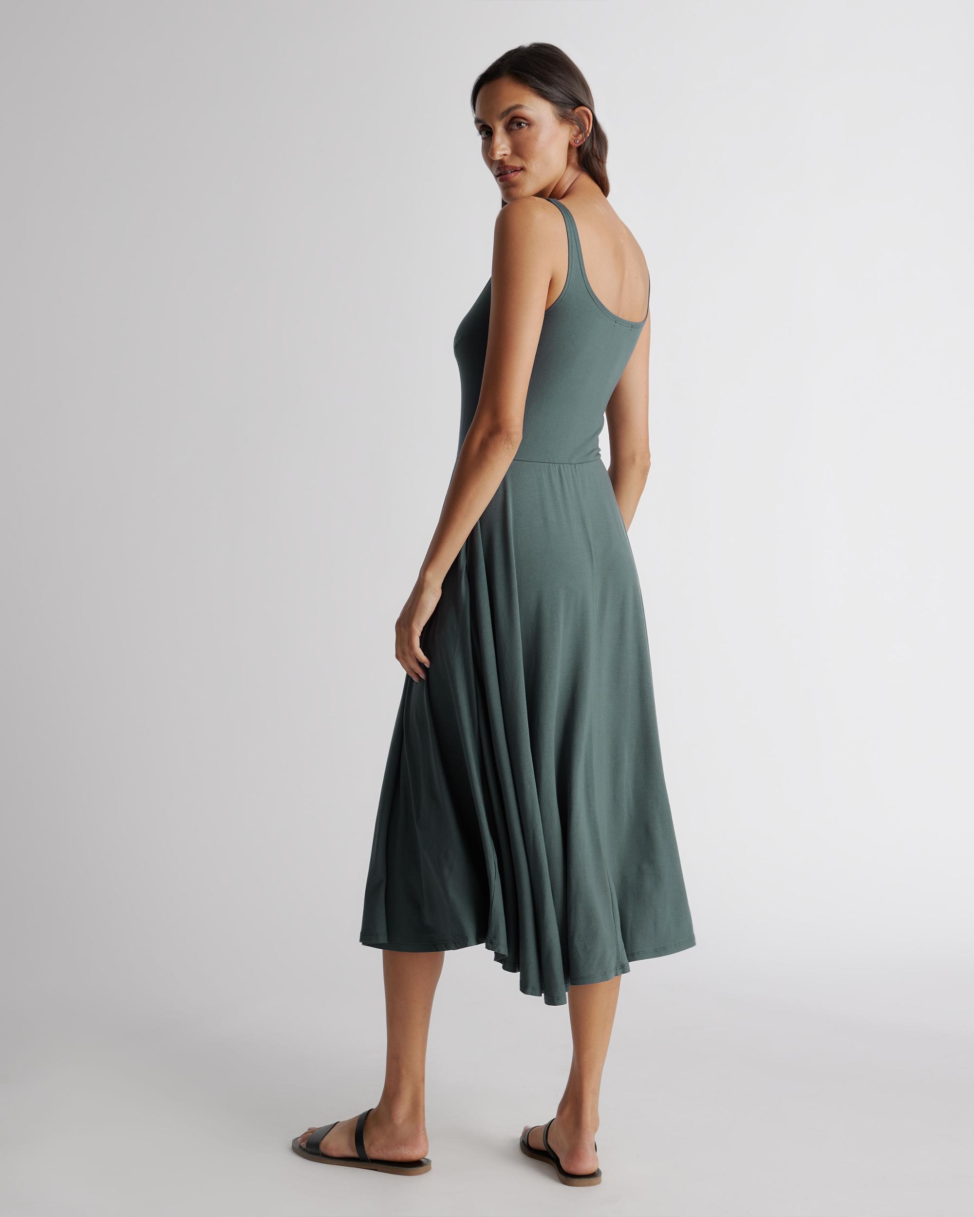 Quince | Women's Tencel Jersey Fit & Flare Dress Product Image