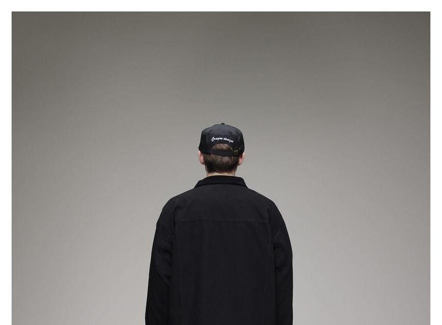 Corduroy-Collar Overfit Polo Jacket Product Image