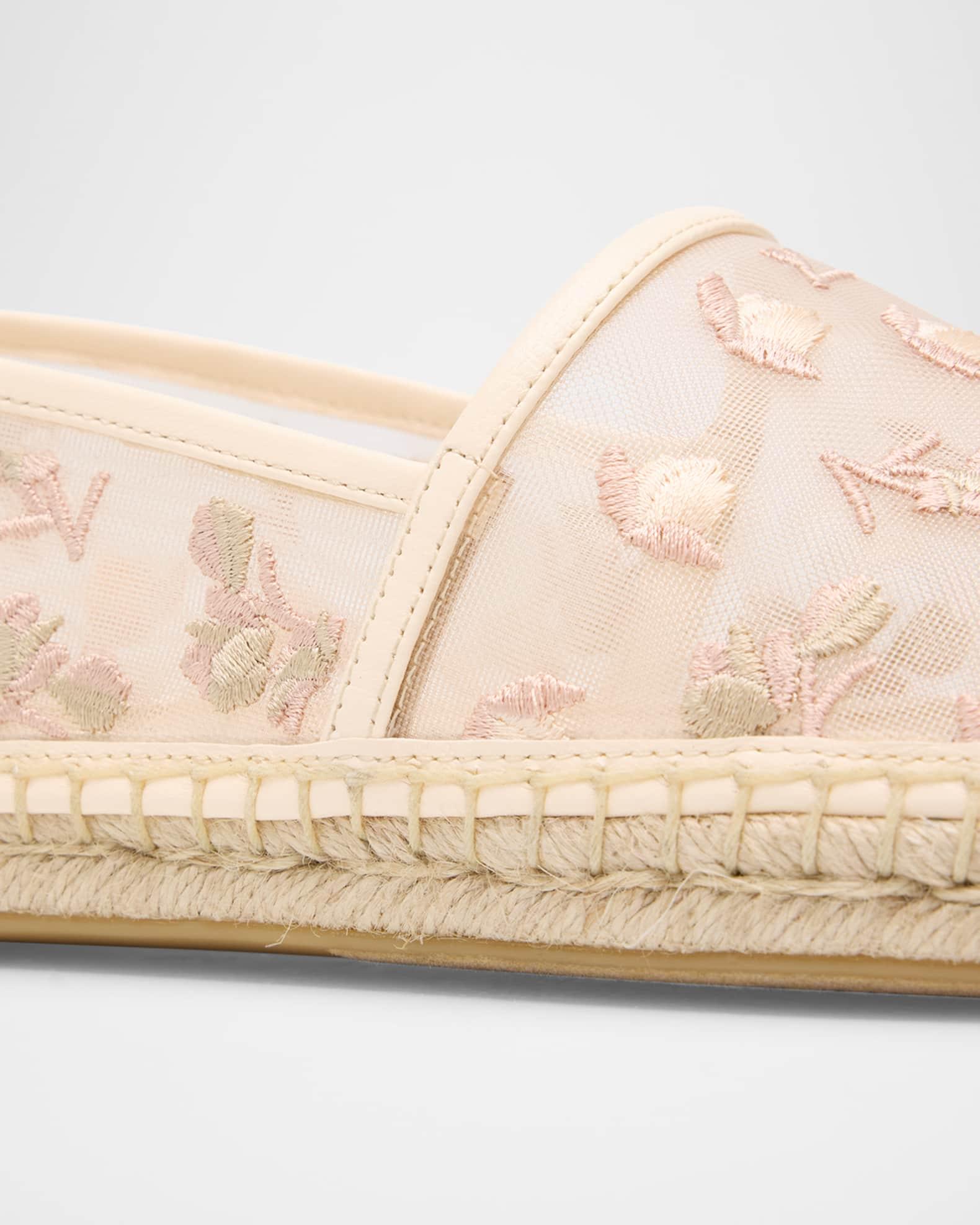 Bareitall Cotton Espadrille Loafers Product Image