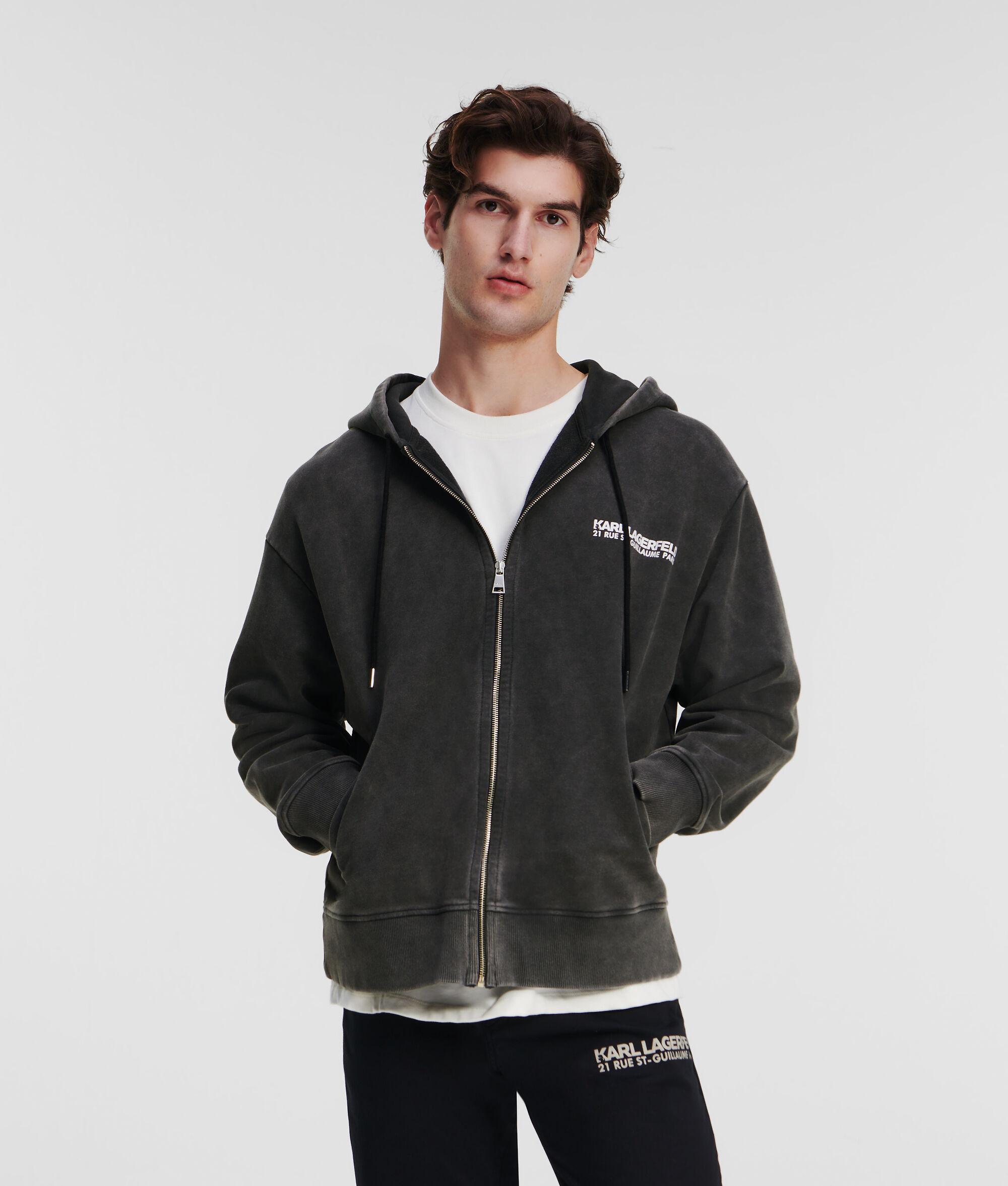 RUE ST-GUILLAUME WASHED ZIP-UP HOODIE Product Image