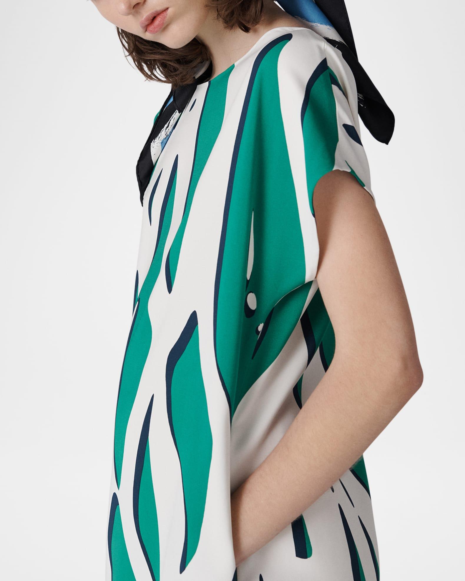 Cora Dolman-Sleeve Mini Shift Dress Product Image