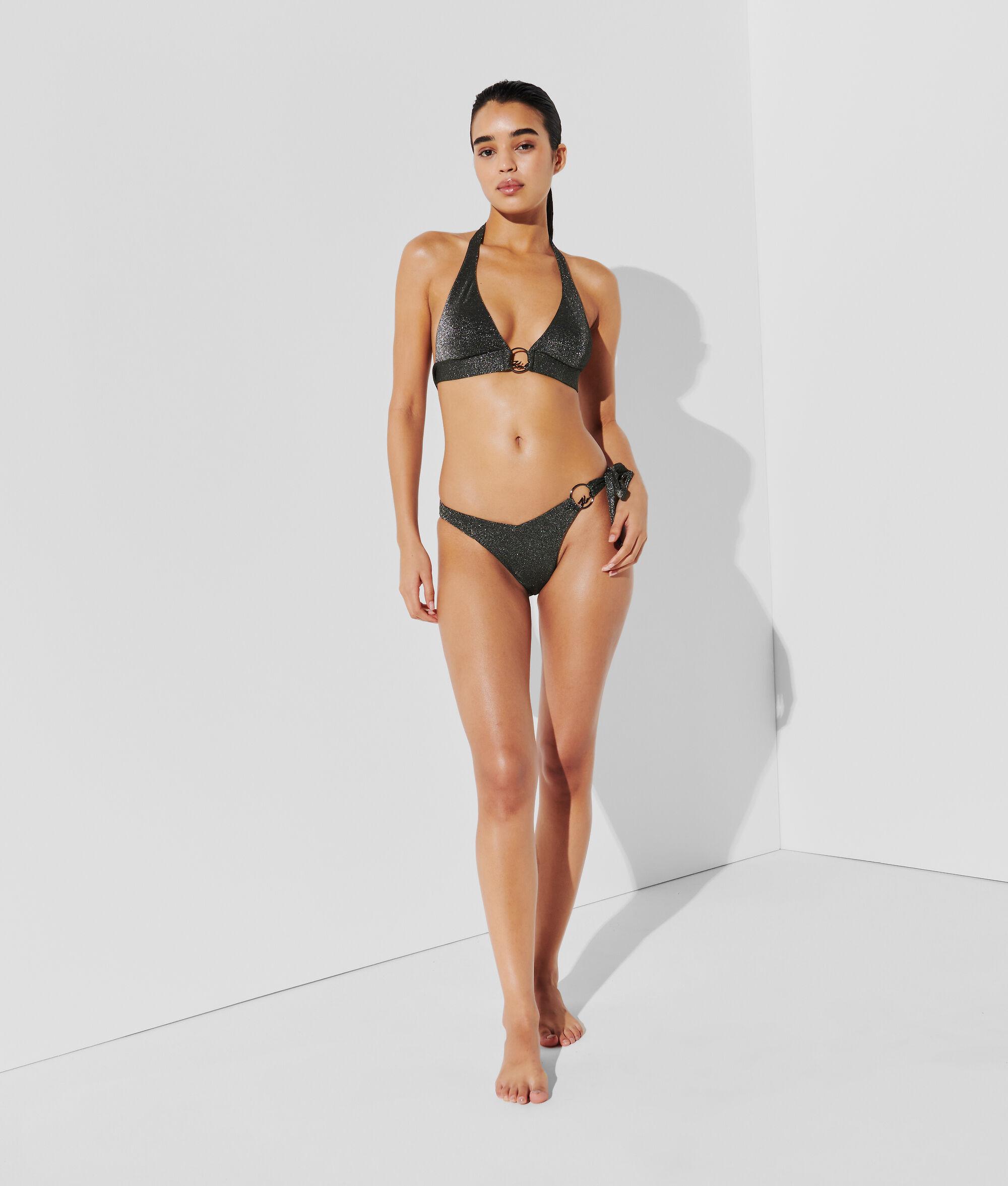K/SIGNATURE TRIANGLE BIKINI TOP Product Image