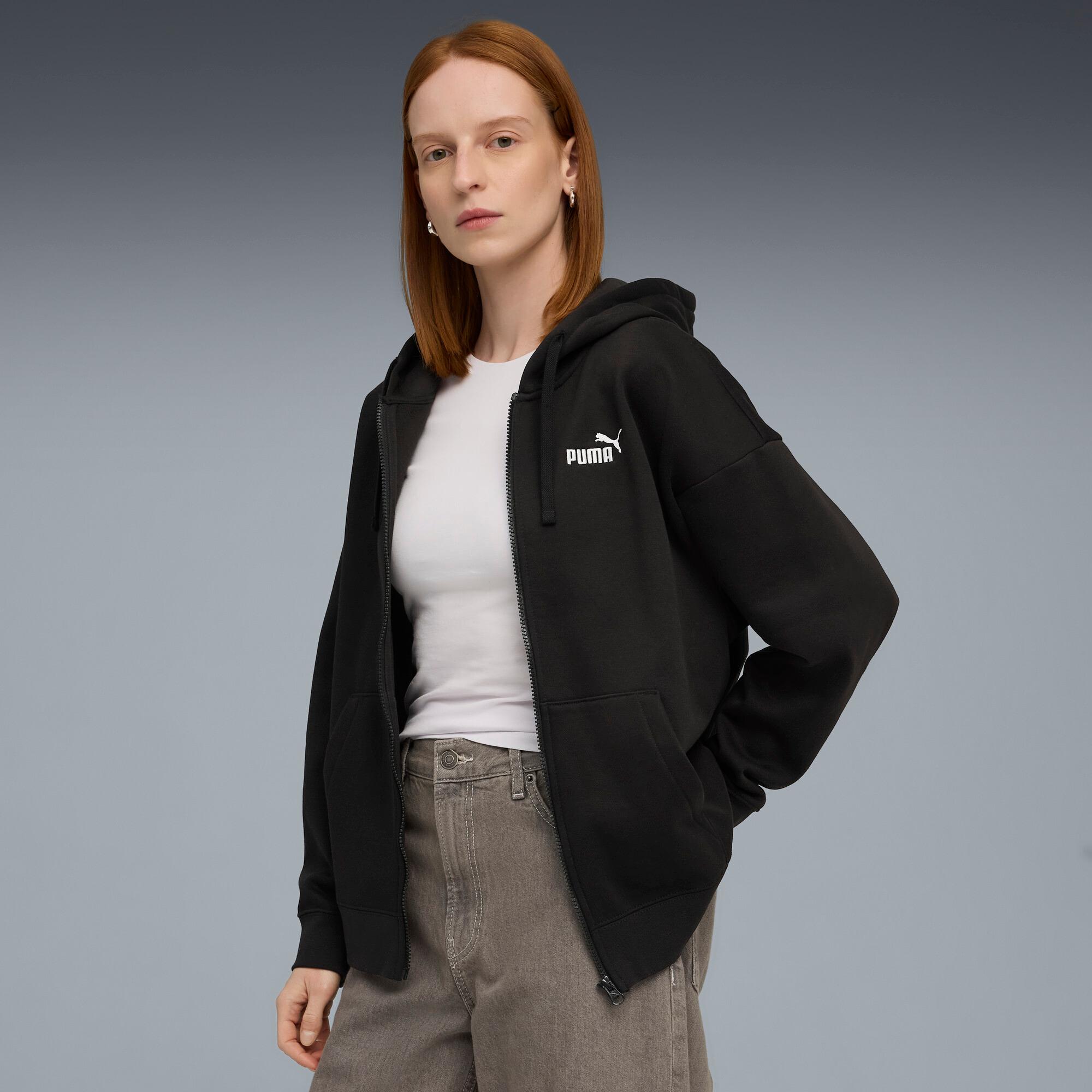 PUMA Essentials Women's Fleece Zip-Up Hoodie Product Image