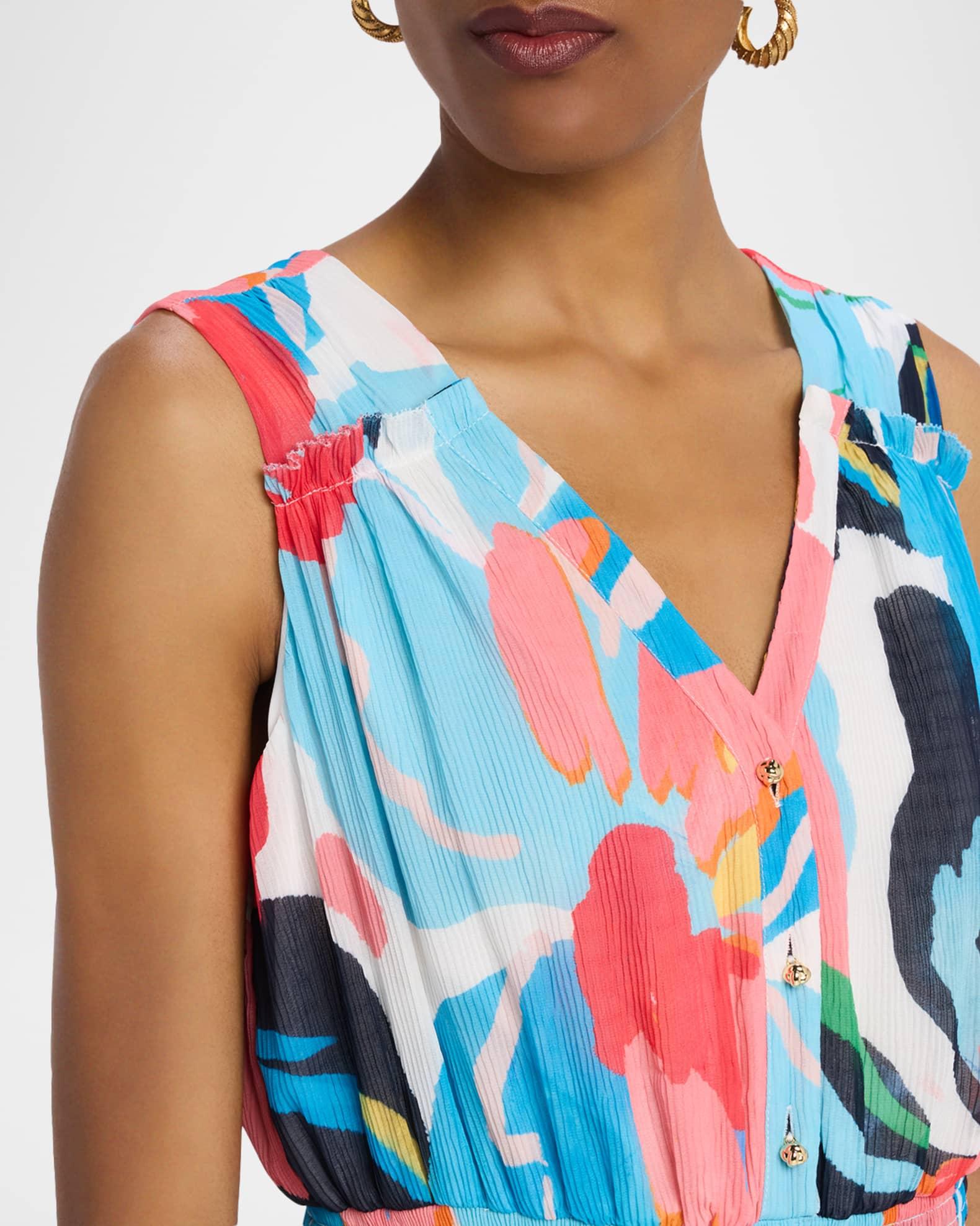 The Sable Tiered Floral-Print Midi Dress Product Image