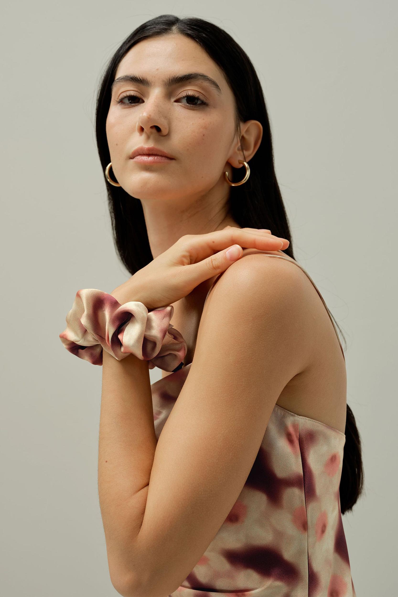 Daffodil Scrunchie Set - Made With Liberty Fabric Product Image