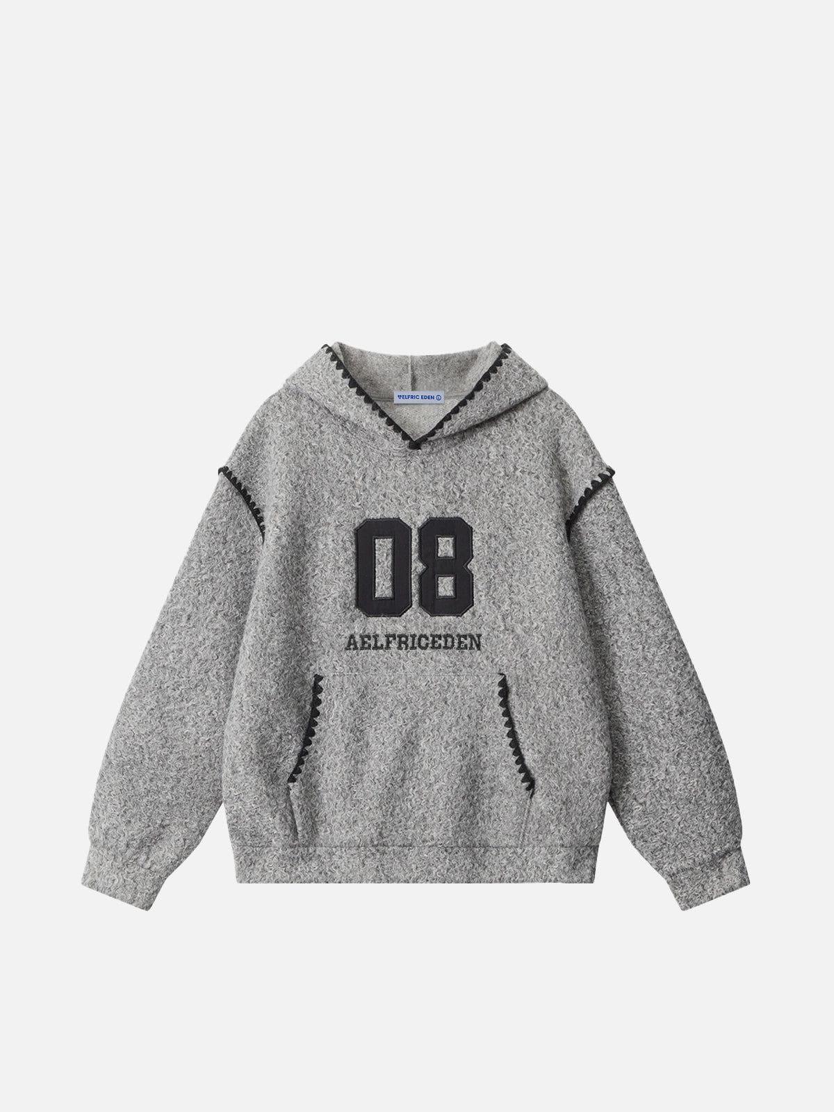 Aelfric Eden 08 Graphic Boxy Pullover Hoodie Female Product Image