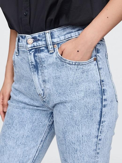 High Rise Studded &apos;90s Straight Jeans Product Image