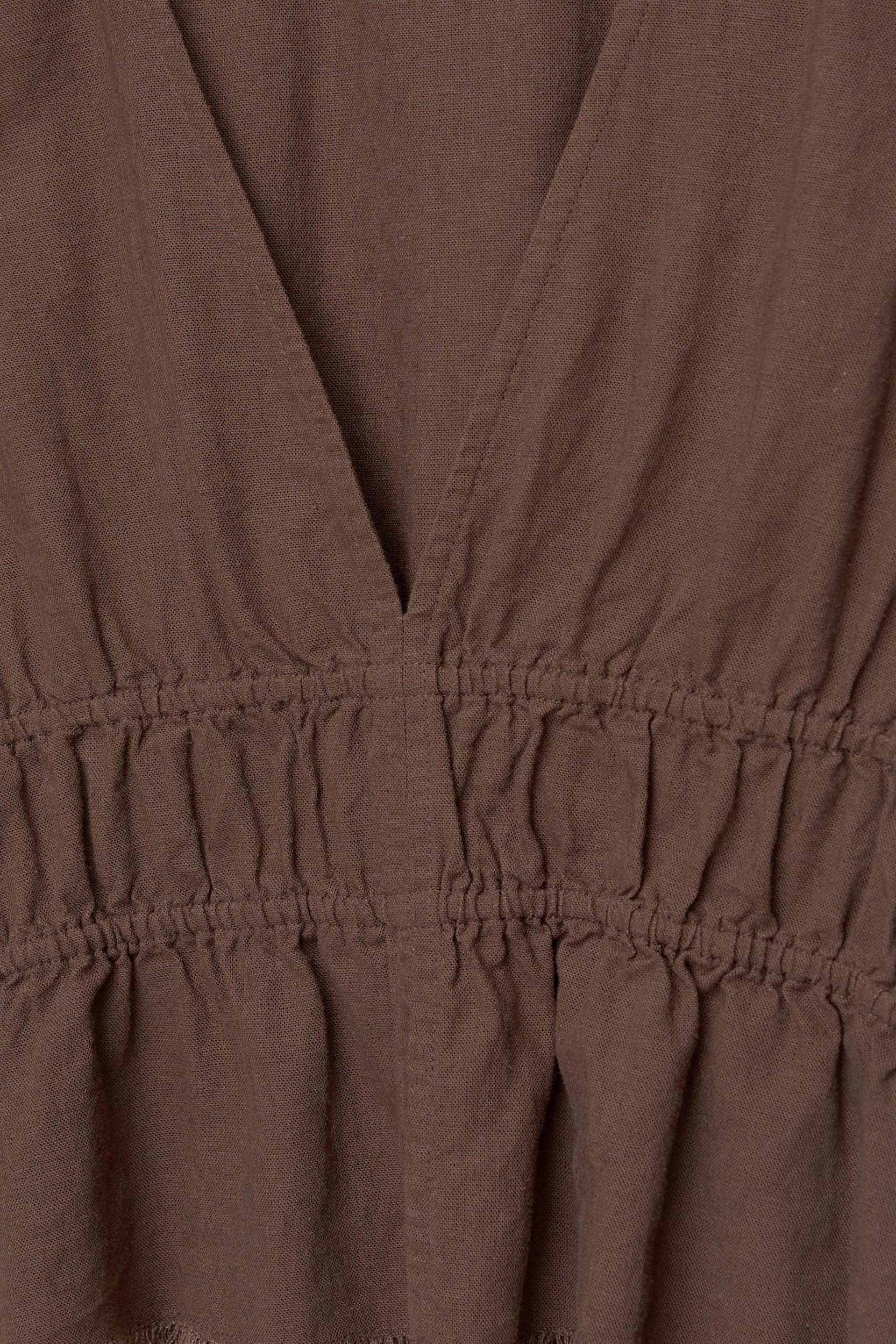 Rustic linen blend top Product Image