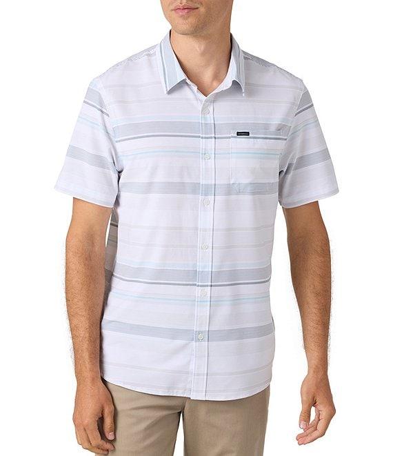 O'Neill TRVLR UPF Traverse Relaxed Fit Short Sleeve Striped Woven Shirt Product Image
