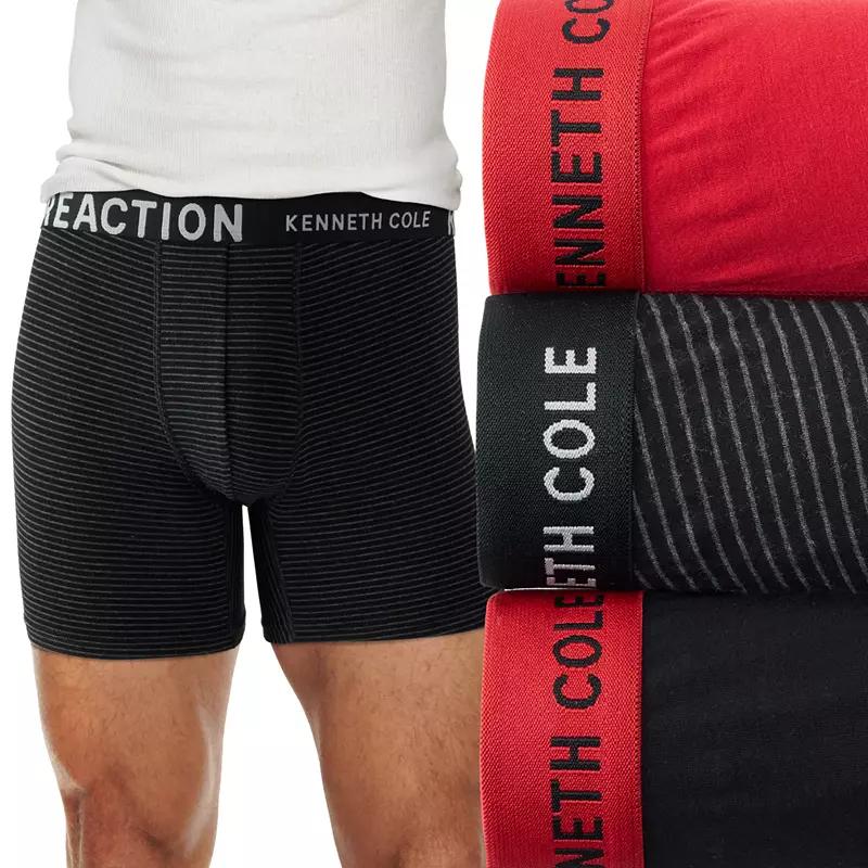 Mens Kenneth Cole Reaction 3-Pack Viscose Stretch Boxer Briefs Product Image