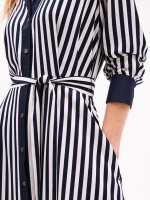 Stripe Midi Shirtdress Product Image