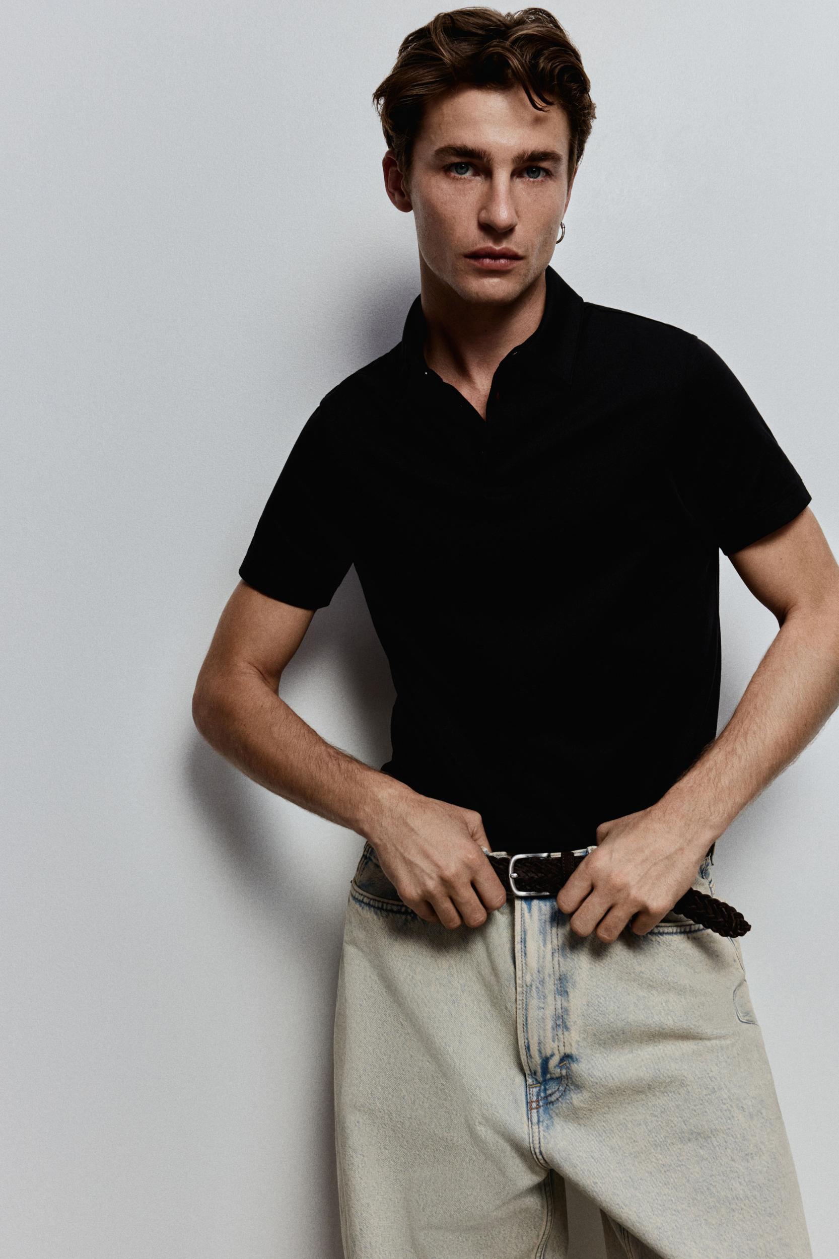 COOLMAX® Slim Fit Polo Shirt Product Image