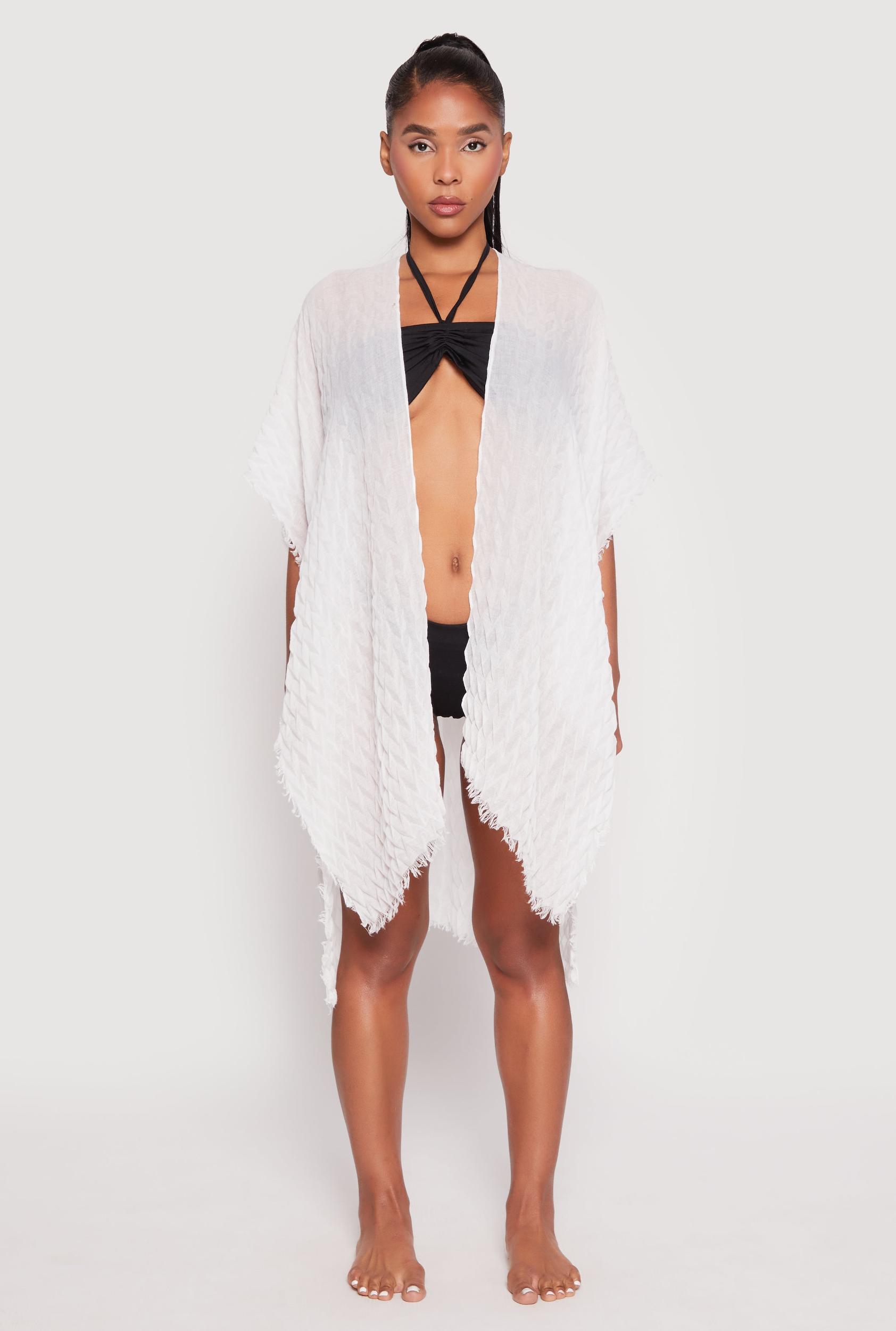 Chevron Cover Up Kimono Female Product Image