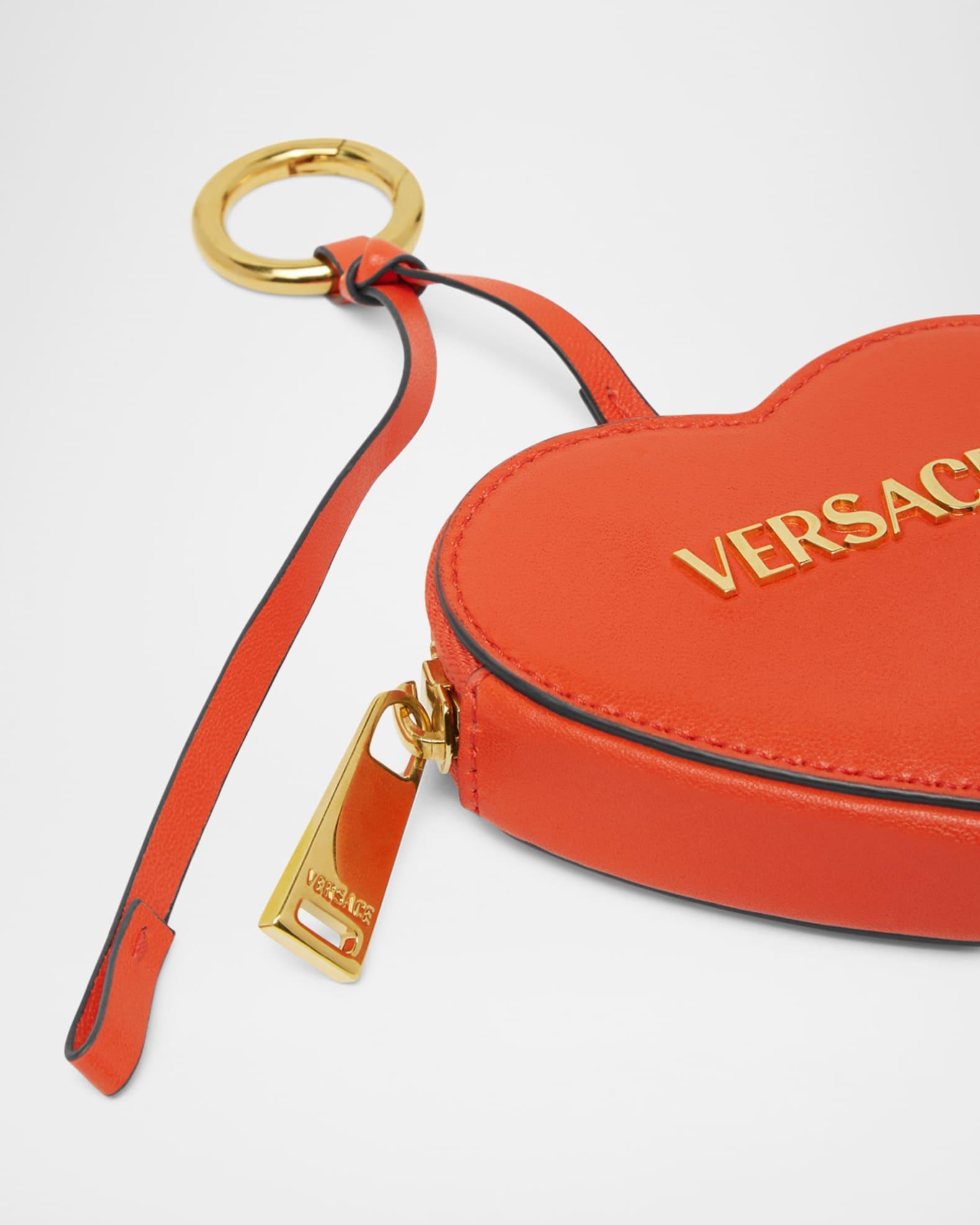 Heart Coin Leather Charm  Product Image