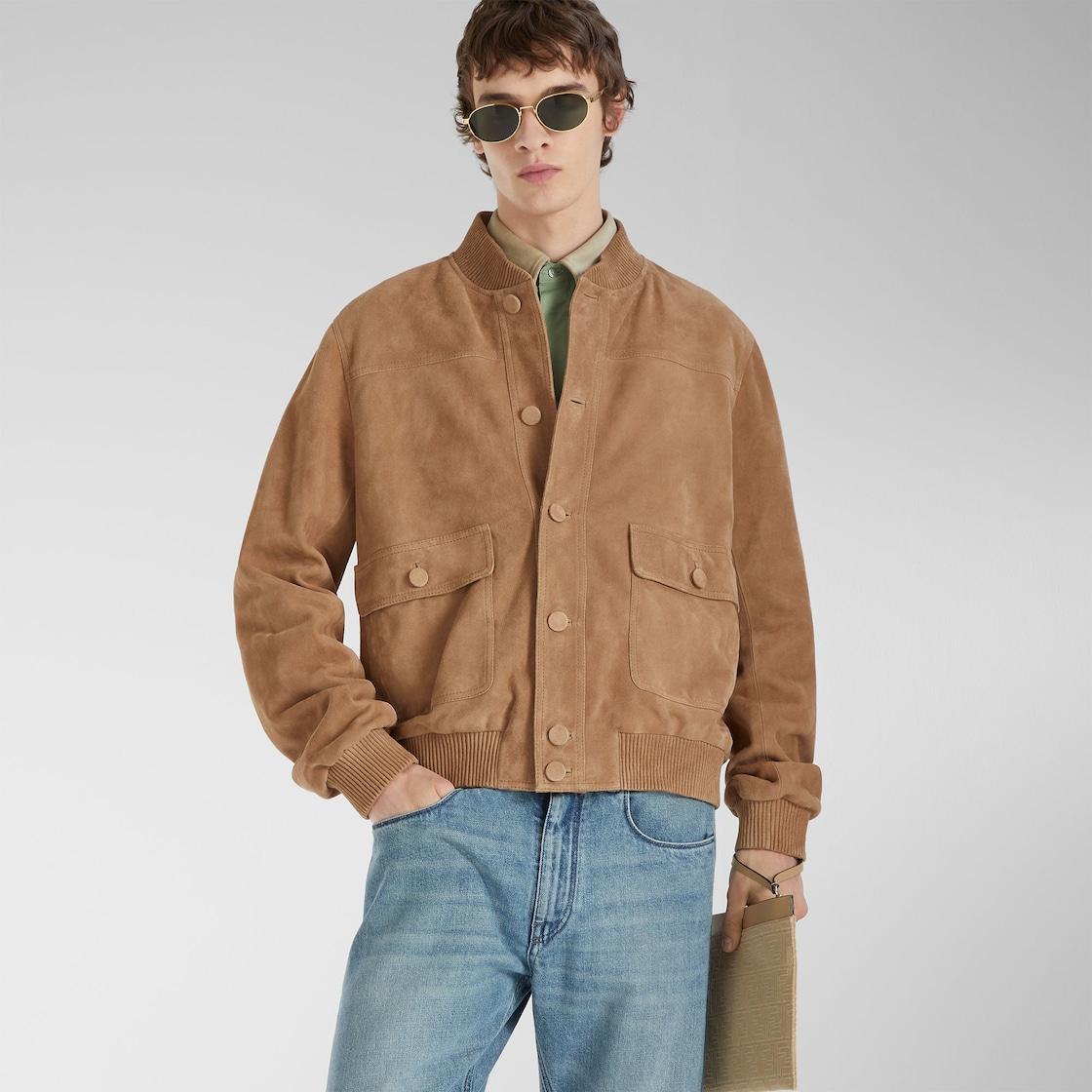 Fendi SkyGold-colored metal sunglasses Product Image