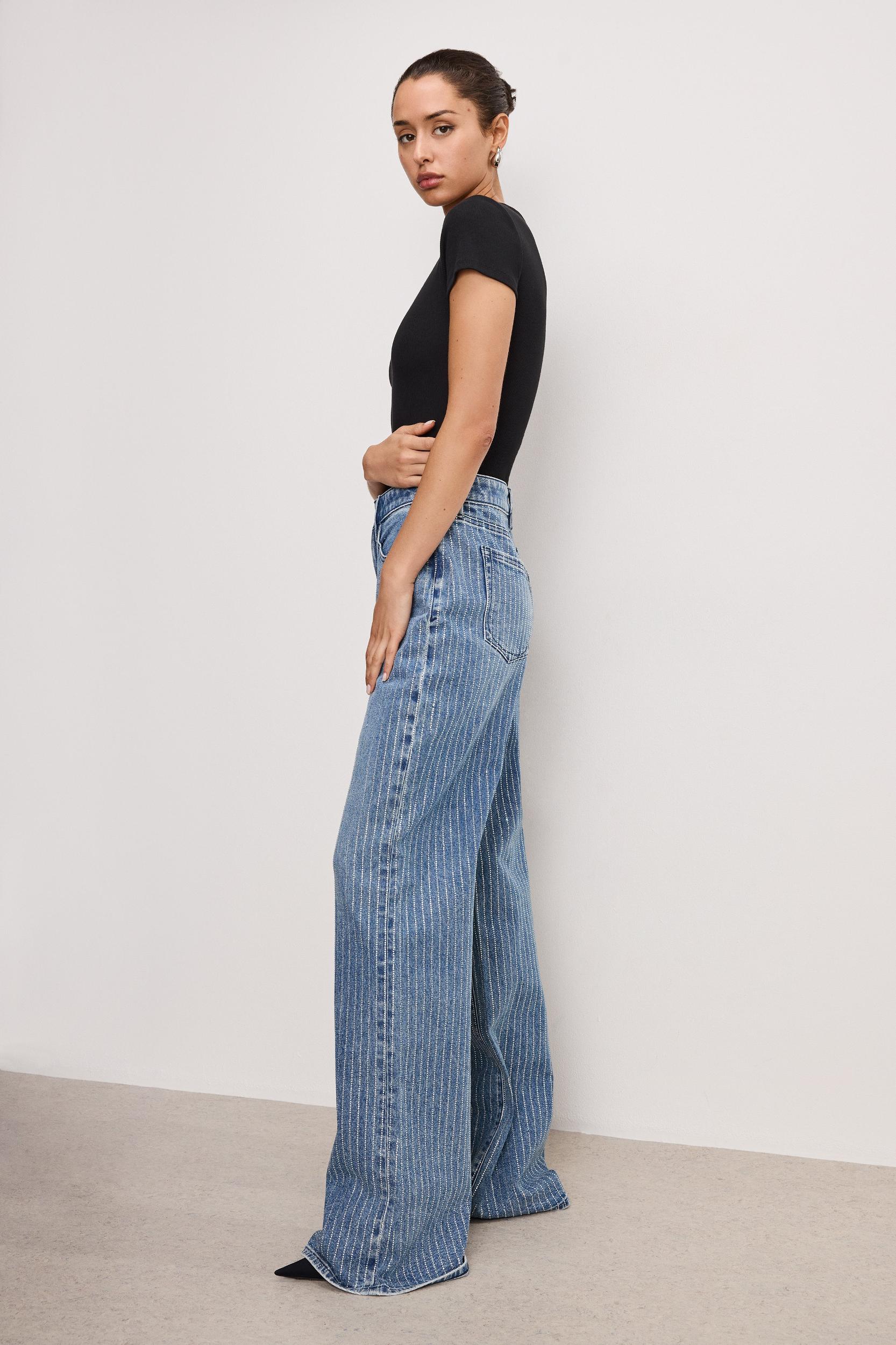 GOOD EASE RELAXED DIAMOND JEANS | INDIGO728 Product Image