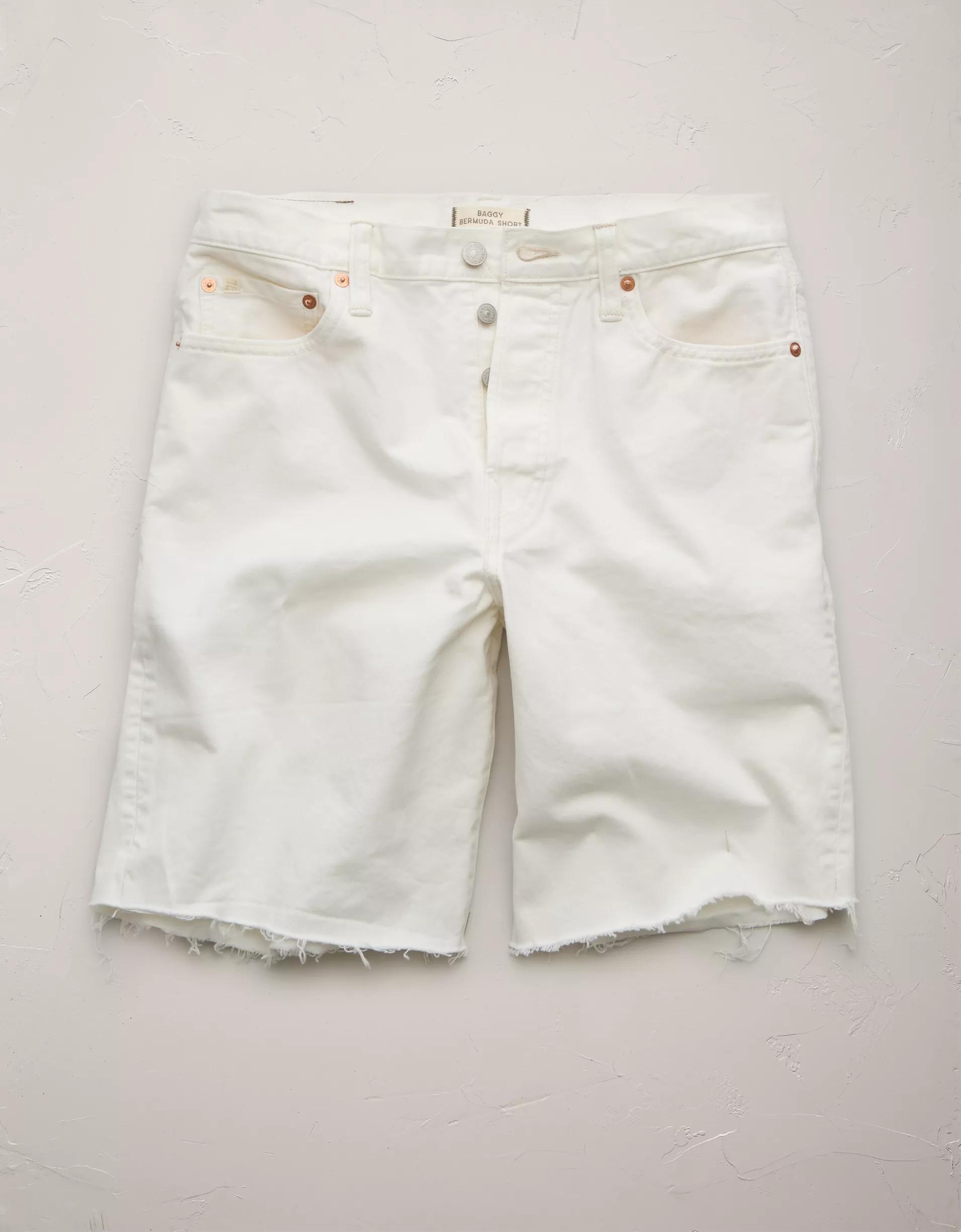 AE77 Premium Baggy Bermuda Denim Short Product Image