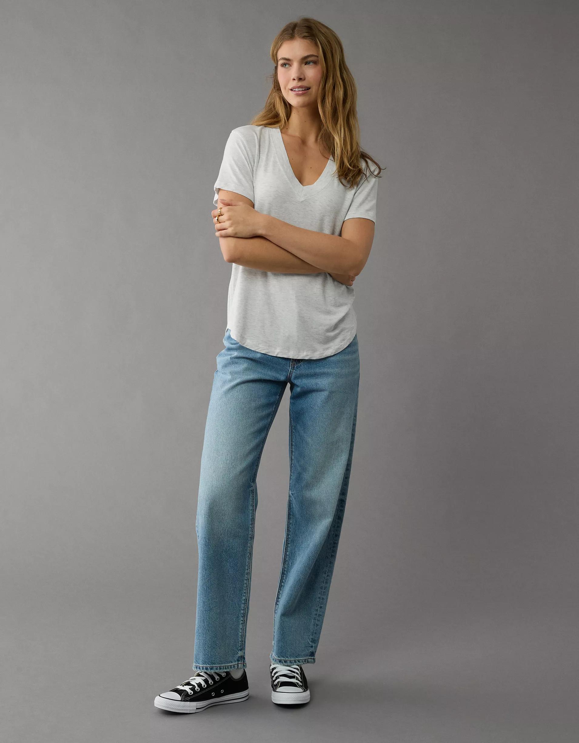 AE Soft & Sexy V-Neck T-Shirt Product Image