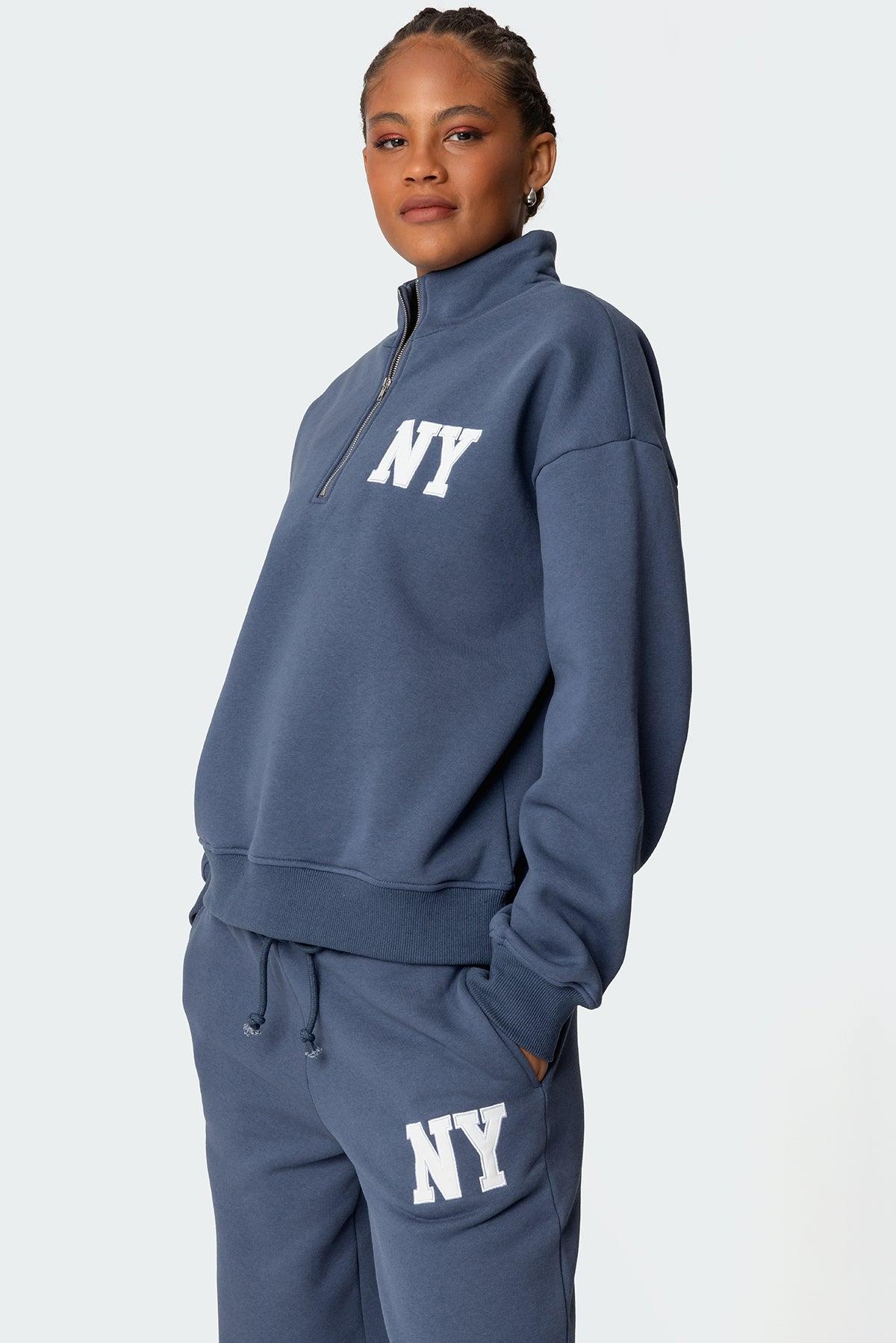 Ny Quarter Zip Sweatshirt Product Image
