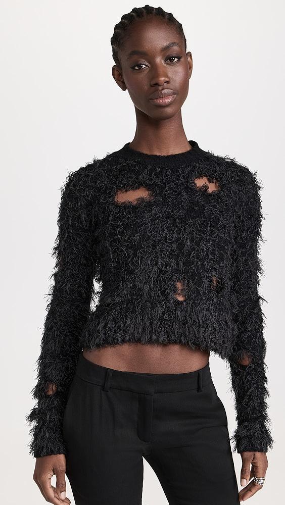 Acne Studios Hairy Web Crew Neck Sweater | Shopbop Product Image