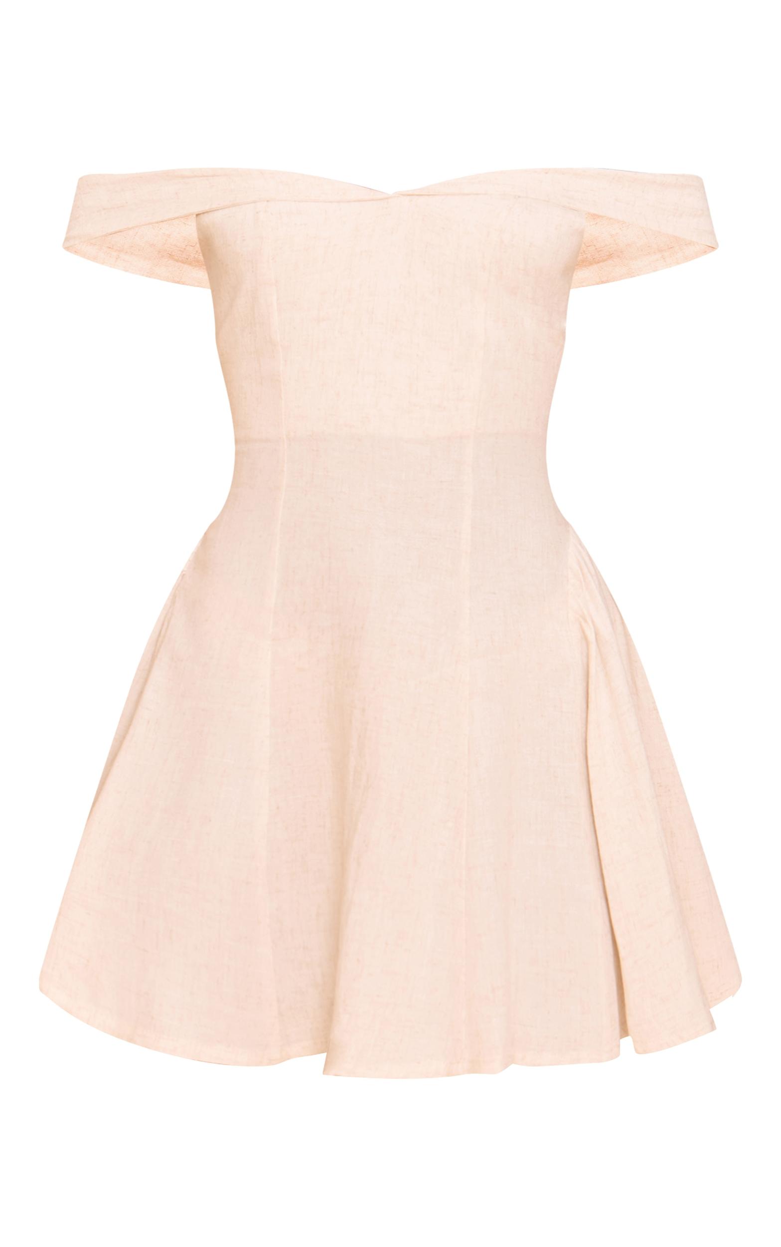 Natural Bardot Shift Dress Product Image