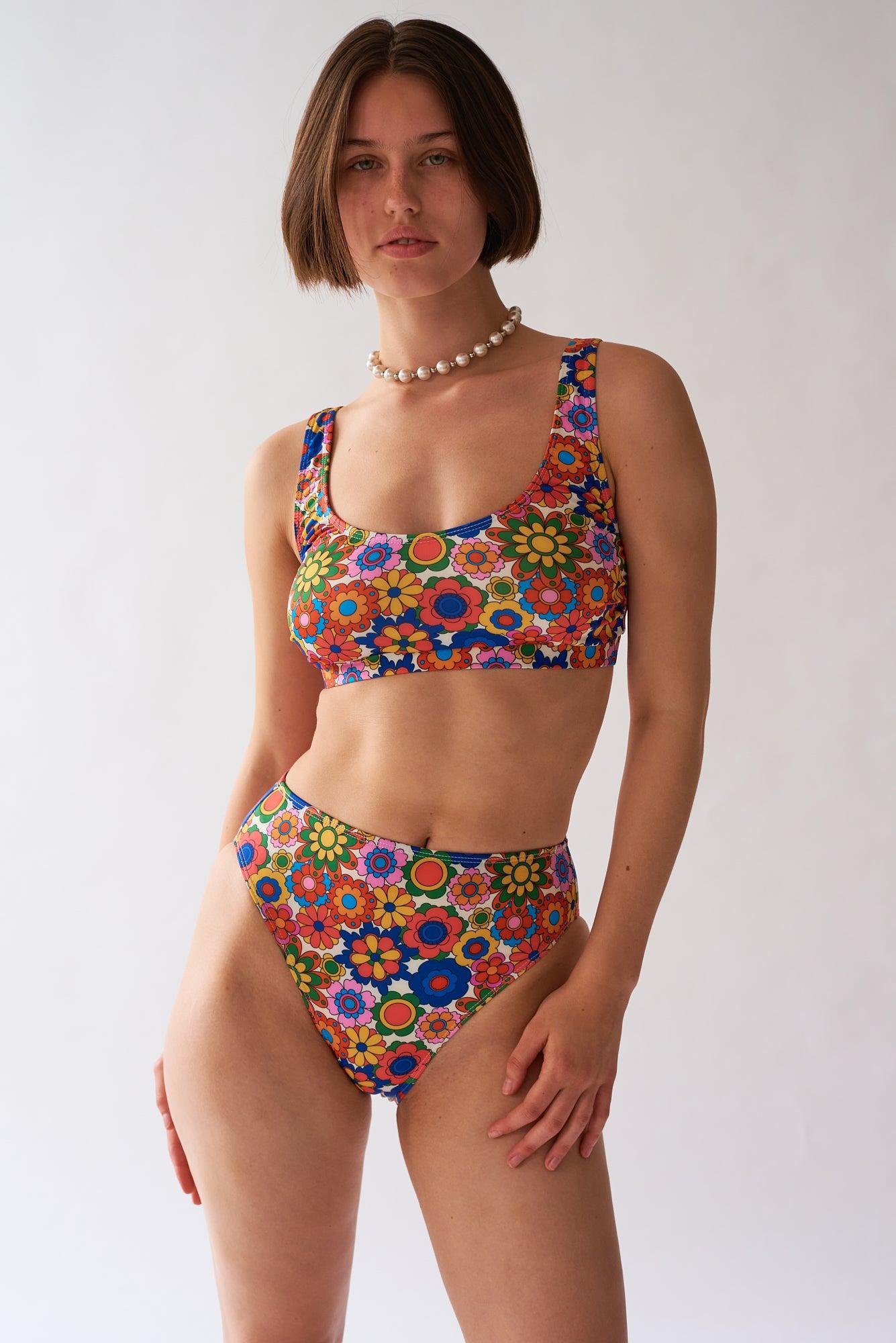 Sport Bikini Bottom - Max Floral Product Image