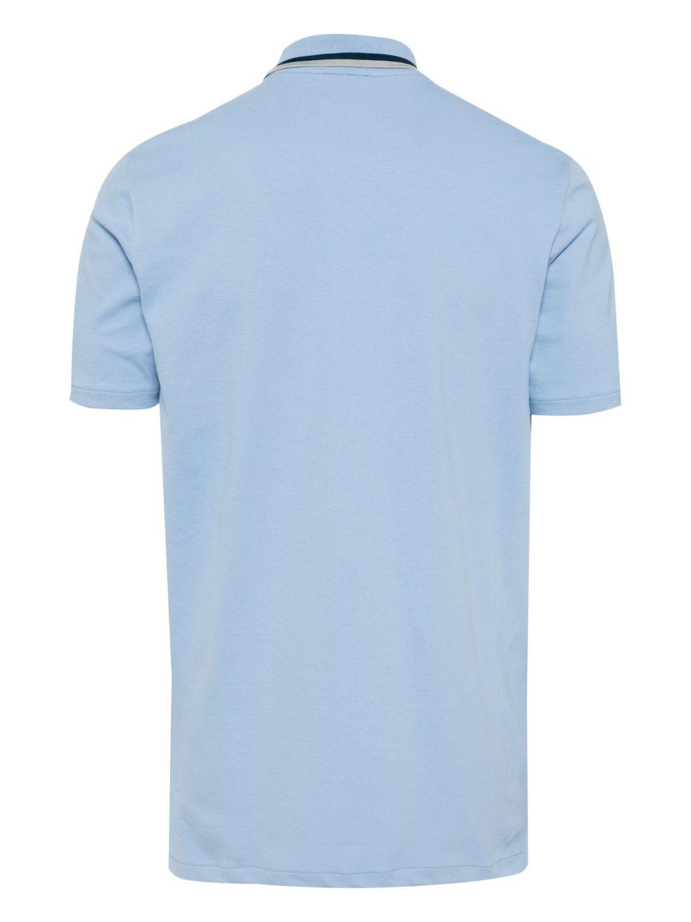 half-zip polo shirt Product Image