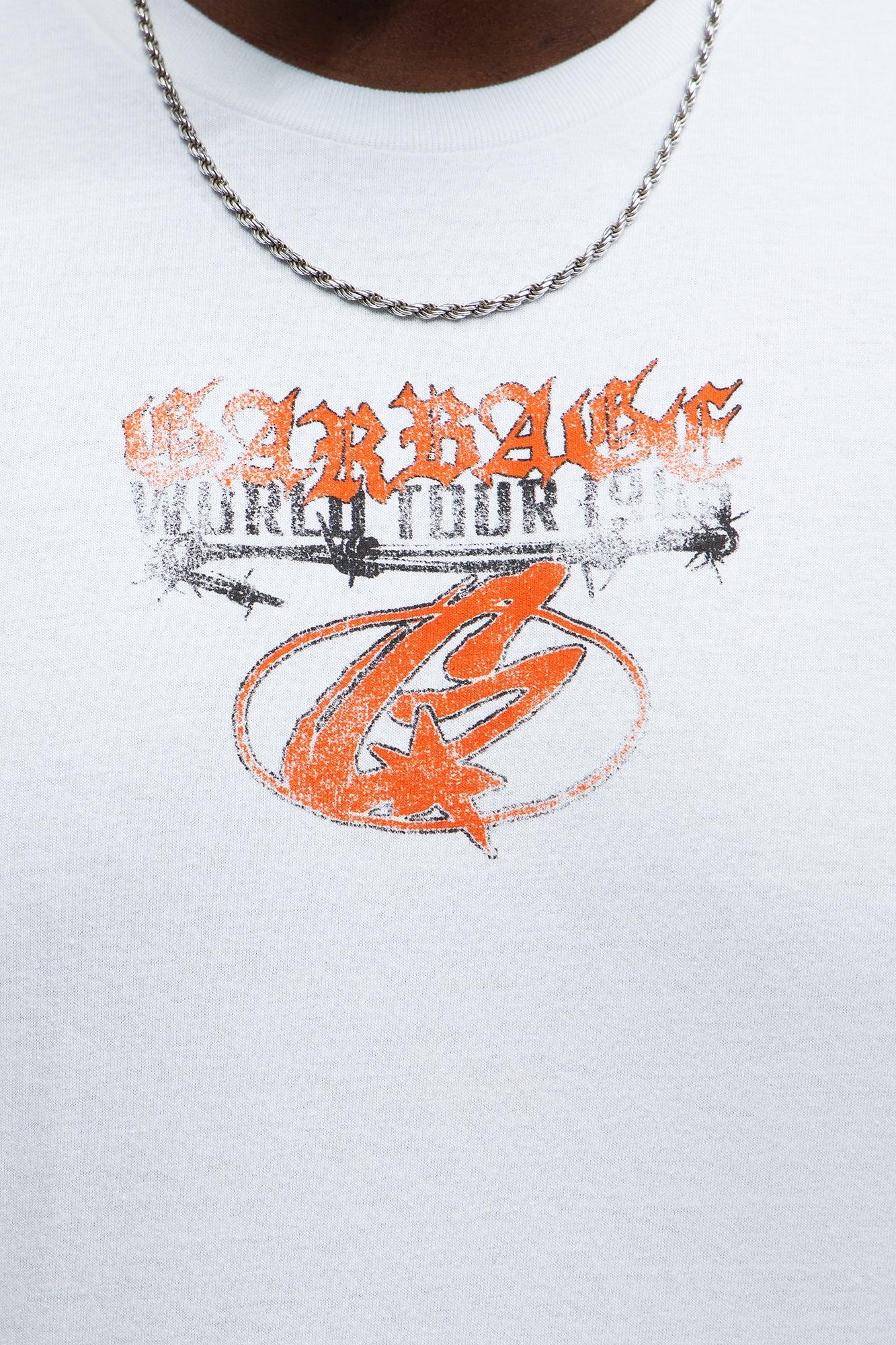Garbage World Tour Short Sleeve Tee - White Product Image