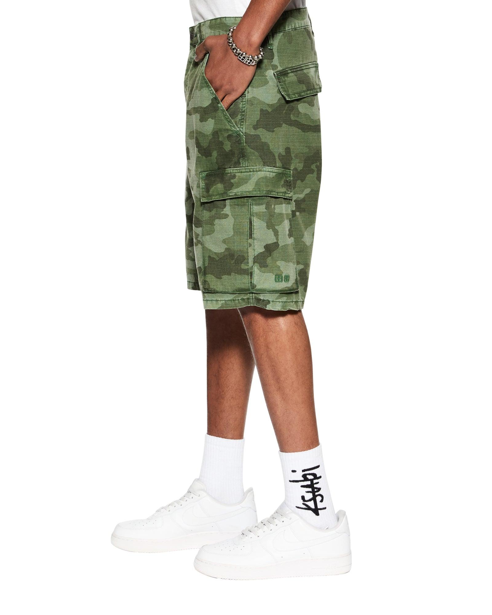 FUGITIVE CARGO SHORT HASH CAMO Male Product Image