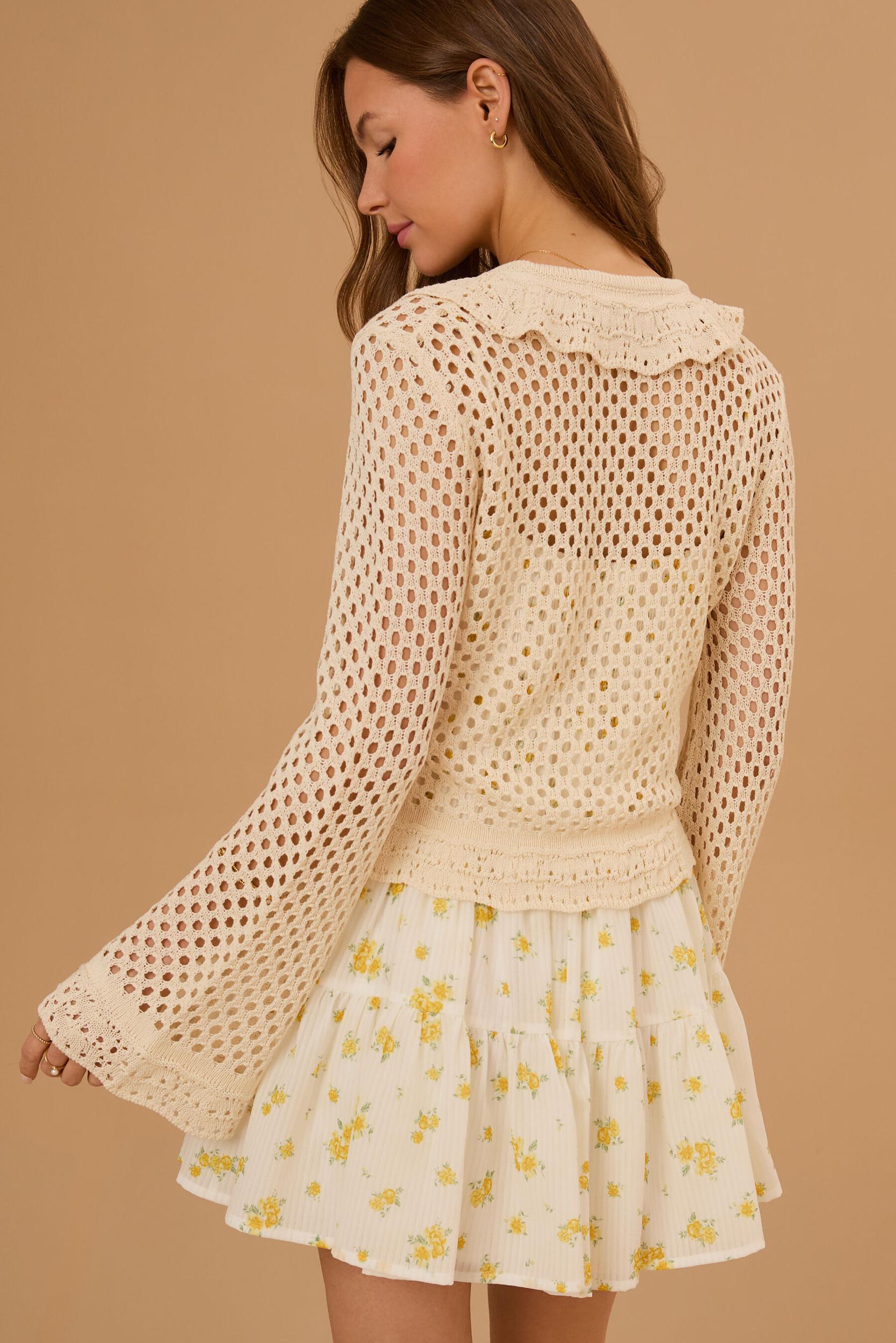 Karlyn Ruffle Tie Front Top Product Image