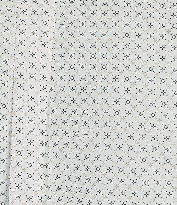 Gold Label Roundtree & Yorke Slim Fit Short Sleeve Geometric Sport Shirt Product Image