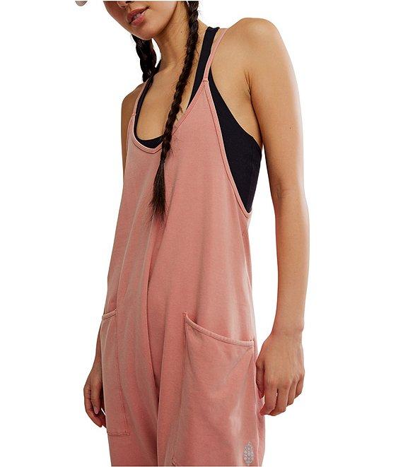 Free People FP Movement Sleeveless Scoop Neck Ankle Length Patch Pocket Hot Shot Onesie Product Image