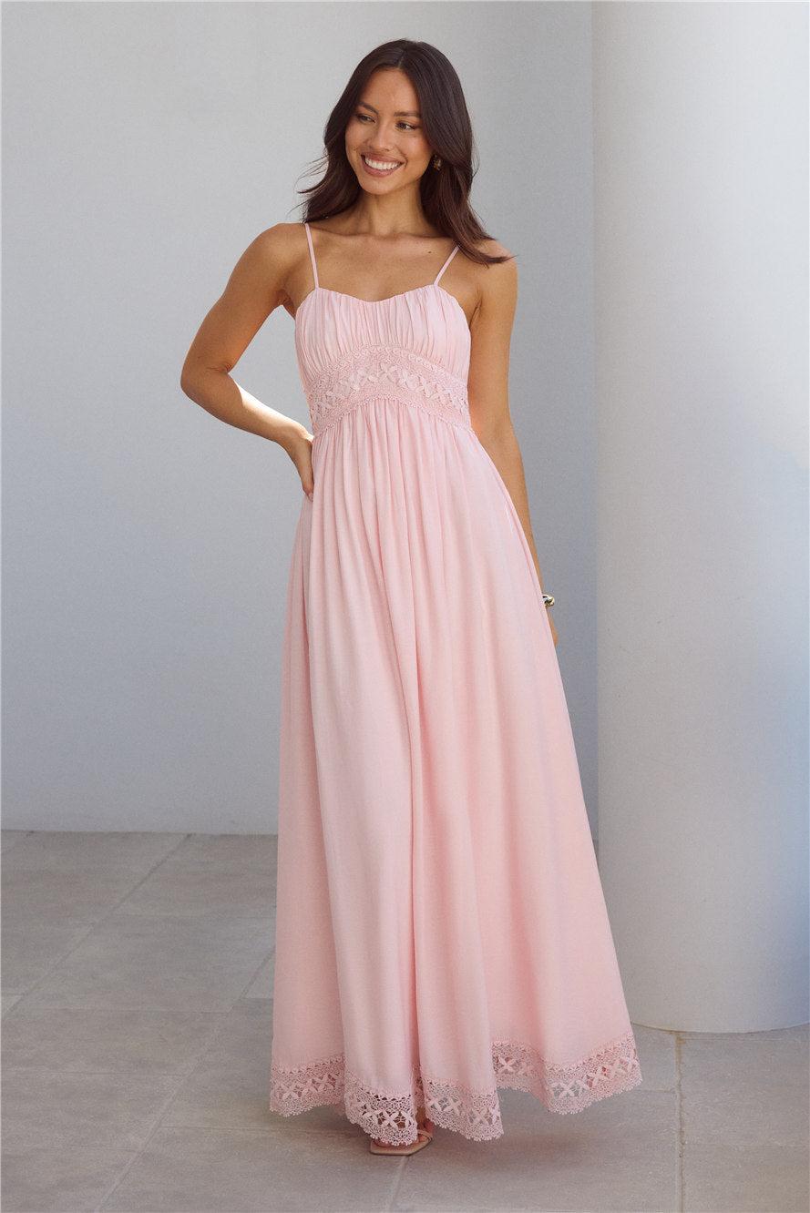 Solstice Hour Maxi Dress Pink Product Image