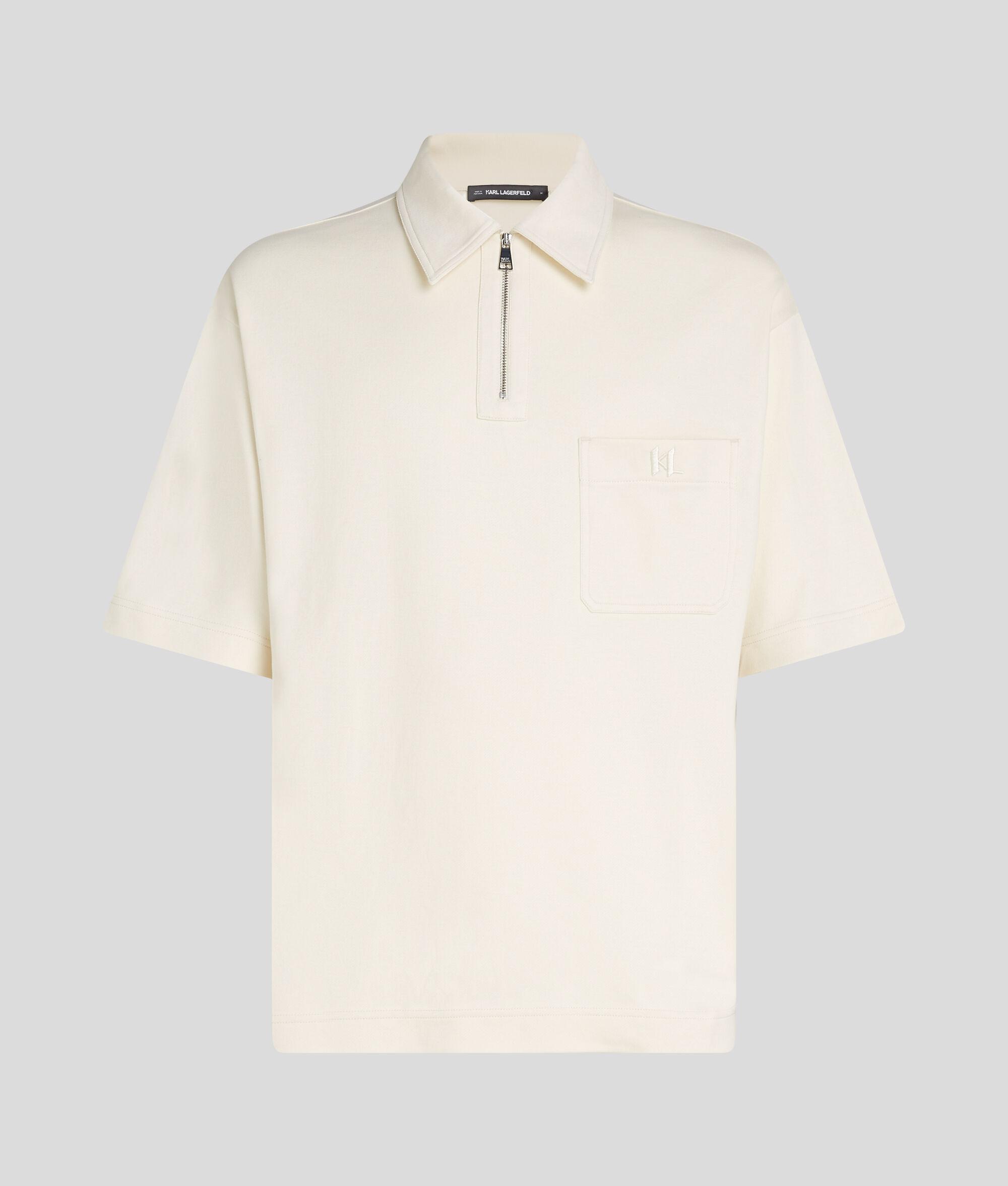 MONOGRAM ZIP-UP POLO SHIRT Product Image