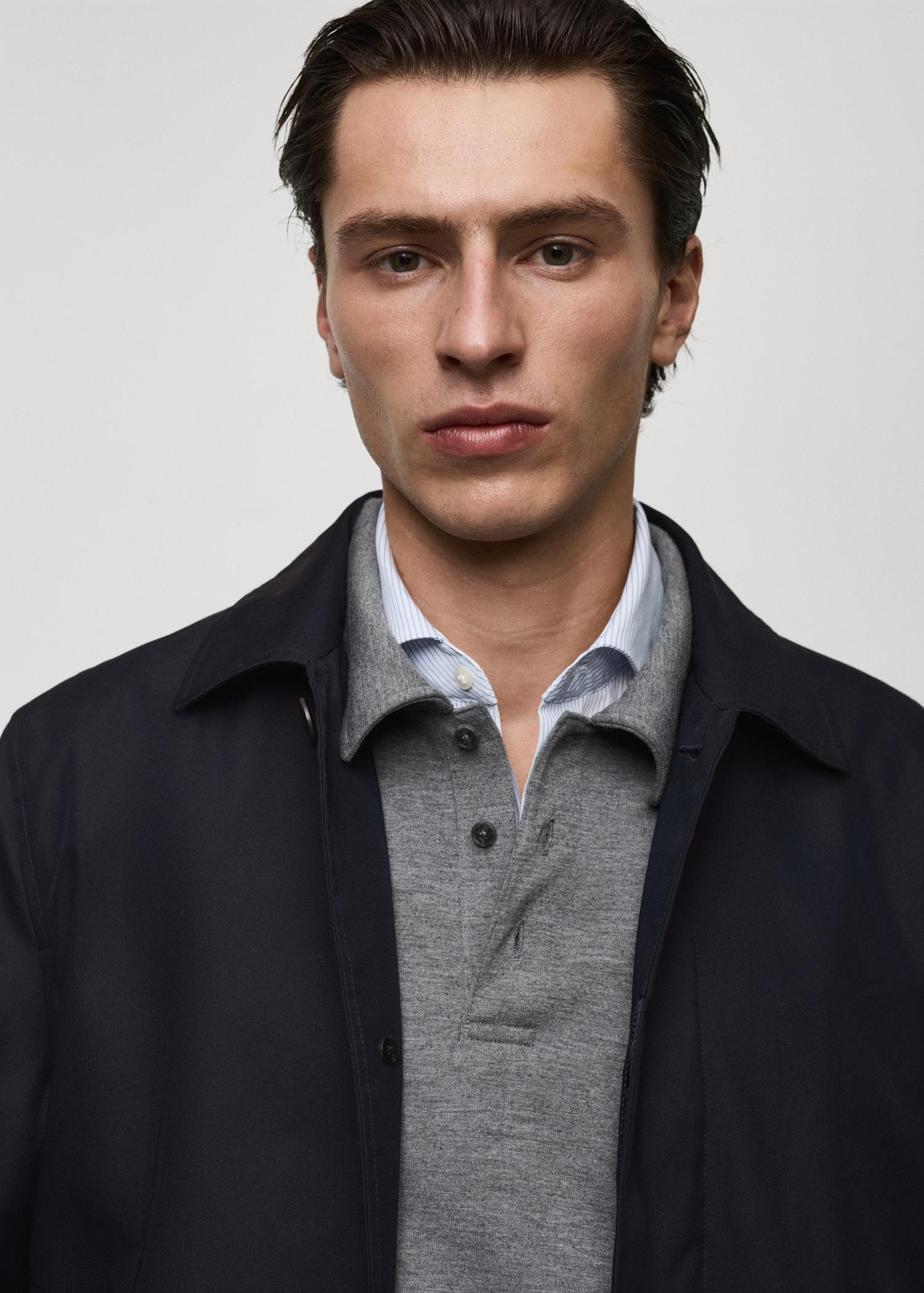 Classic water-repellent trench coat - Men | MANGO USA Product Image