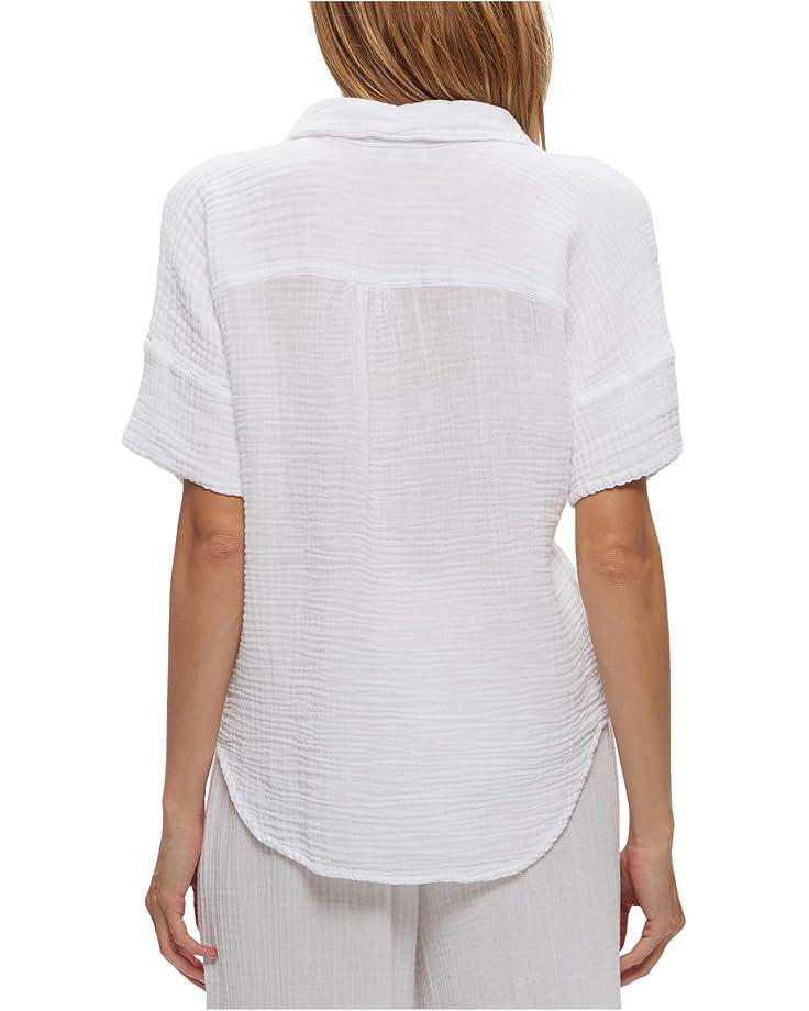 Harlan Cropped V-Neck Tee Product Image