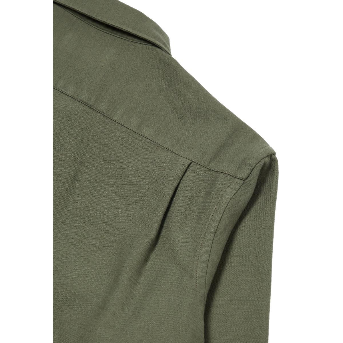 Dockside Jacket Slub Sateen Olive Product Image