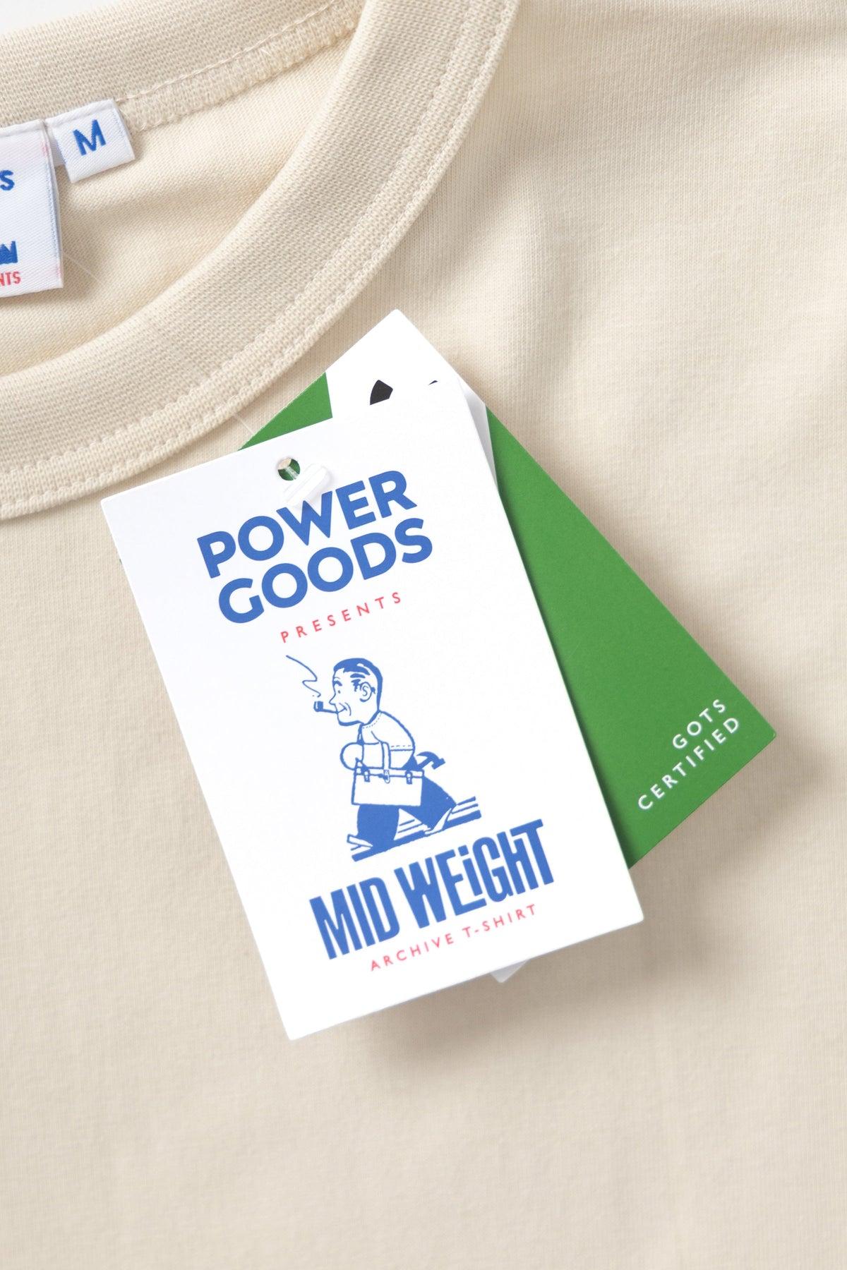 Power Goods - Archive T-Shirt Two Pack - Putty Product Image