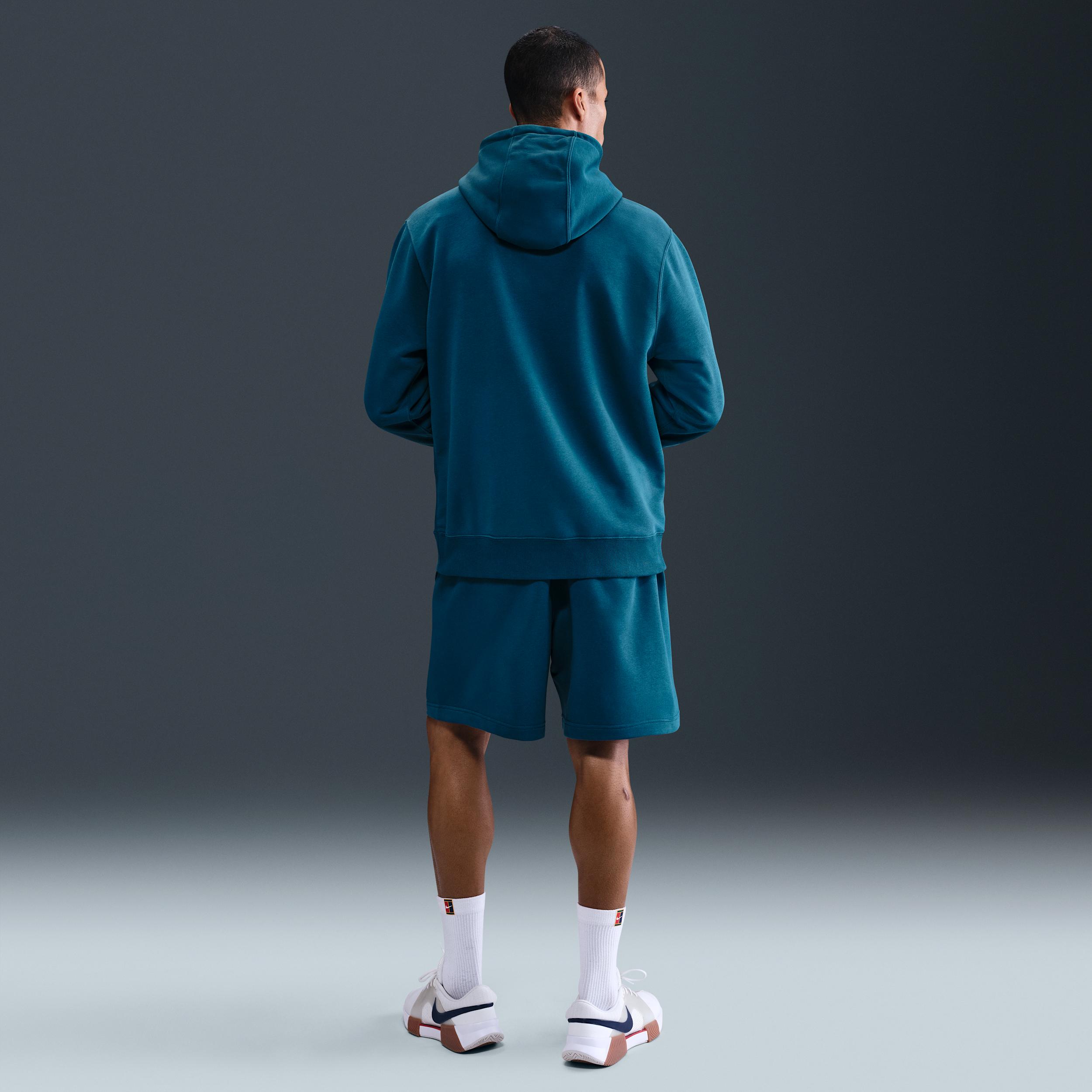 Nike Mens Court Heritage Dri-FIT French Terry Tennis Pullover Hoodie | HM6759-415 Product Image