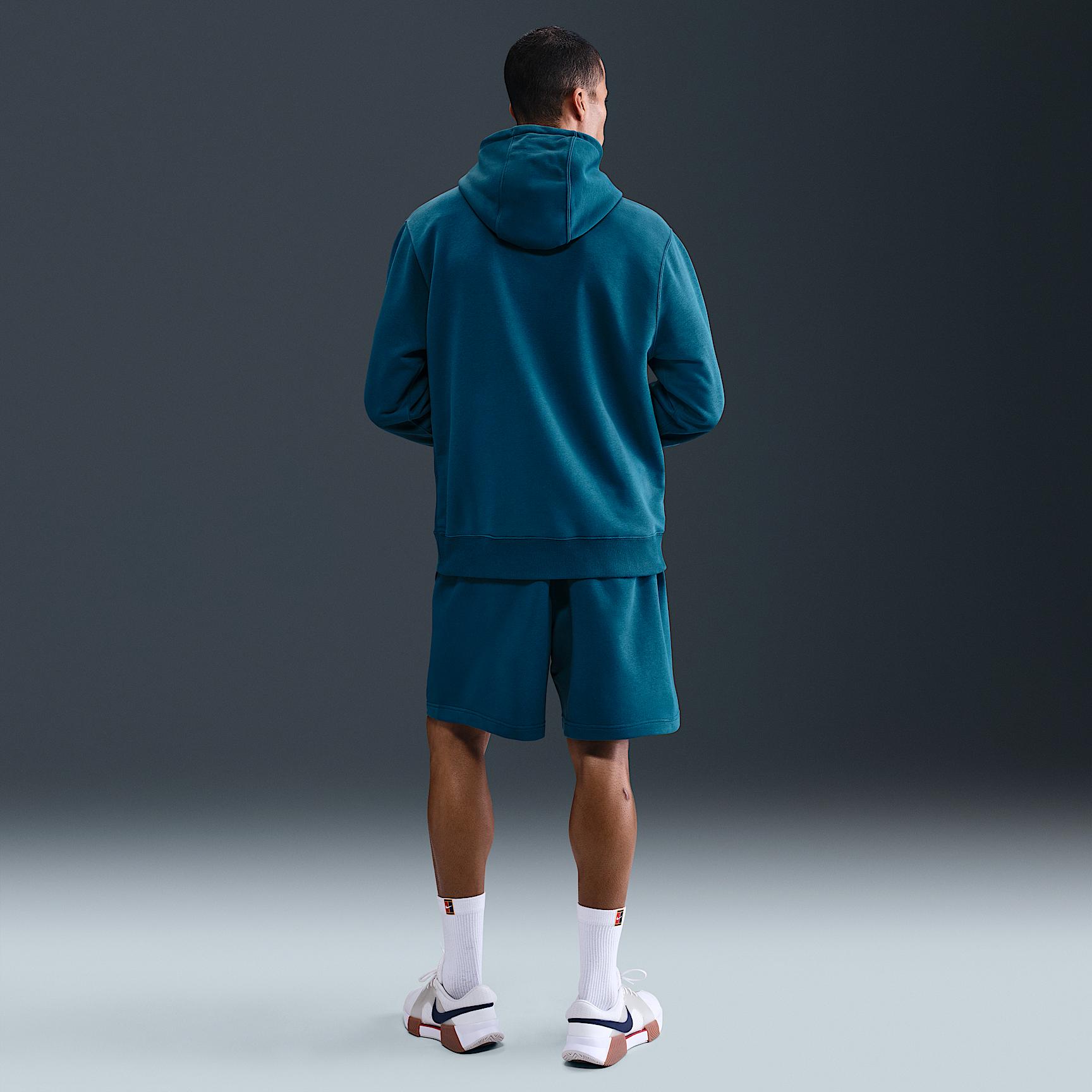 Nike Mens Court Heritage Dri-FIT French Terry Tennis Pullover Hoodie | HM6759-415 Product Image