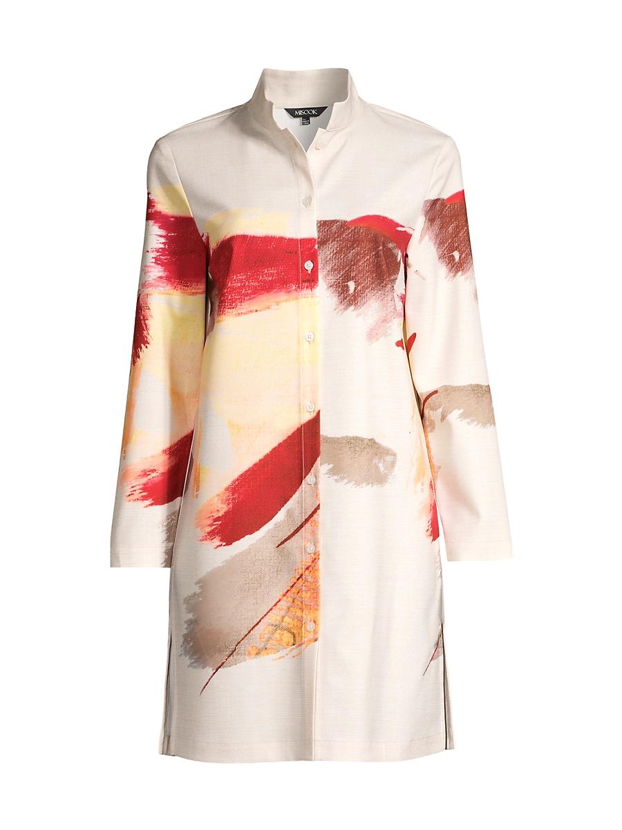 Womens Long Painted Sunset Jacket Product Image