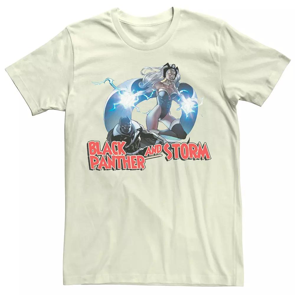 Men's Marvel Black Panther And Storm Action Pose Tee,  Product Image