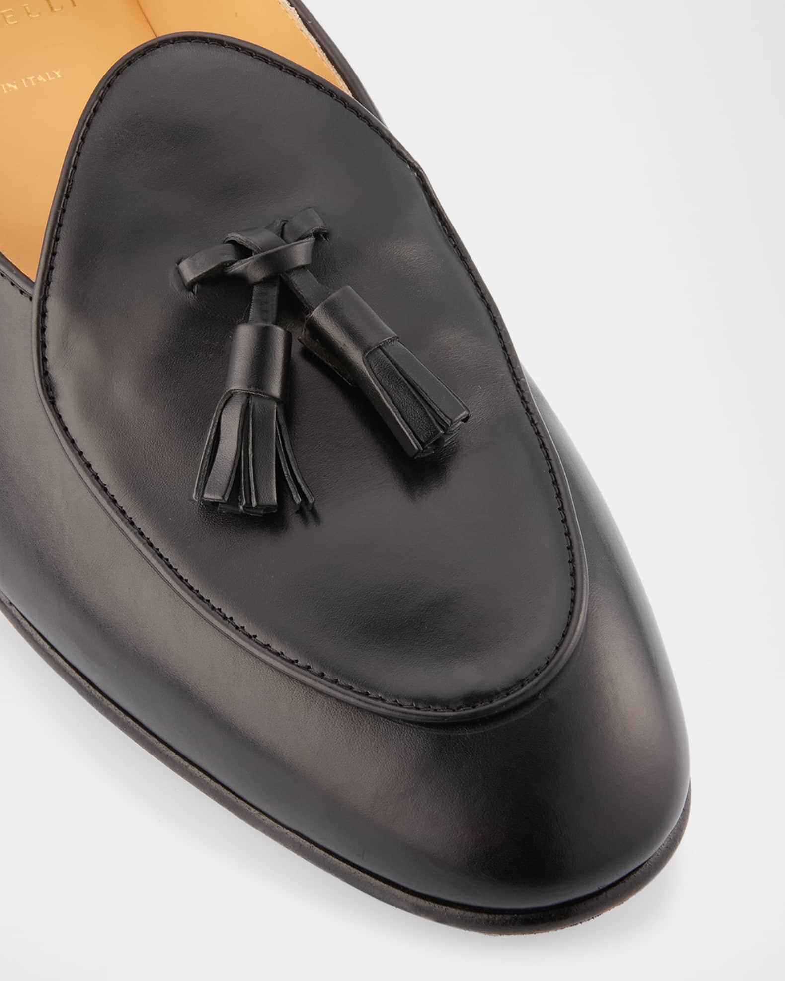 Men's Leather Tassel Loafers Product Image