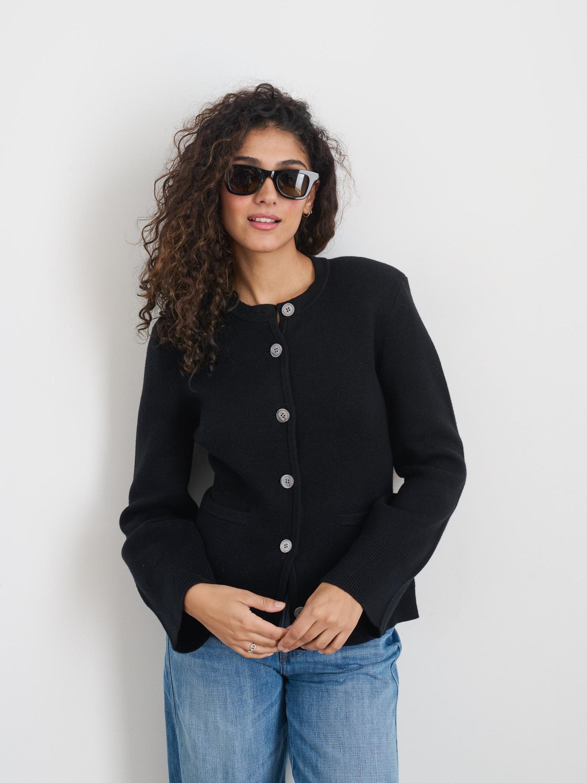 Provence Sweater Jacket In Cotton Cashmere Product Image