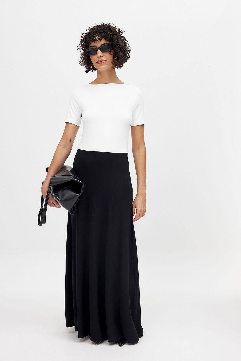 Soft Line Flowy Maxi Skirt Product Image