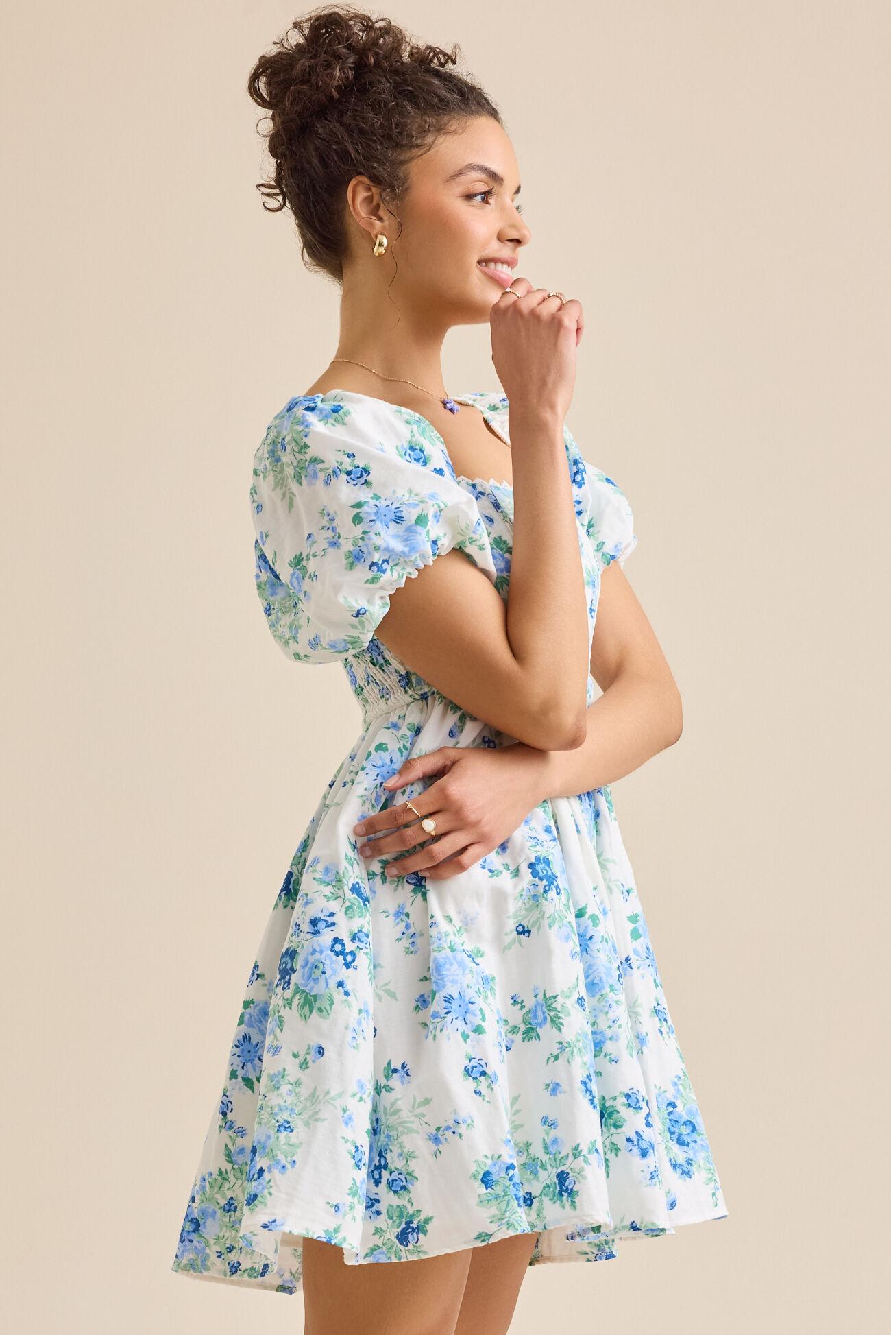 Audra Floral Mini Dress Product Image