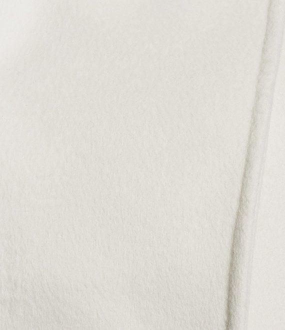 DKNY by Donna Karan Petite Size Wool Blend Stand Collar Snap Front Coat Product Image