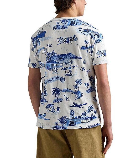 Polo Ralph Lauren Classic Fit Island Print Short Sleeve T-Shirt Product Image