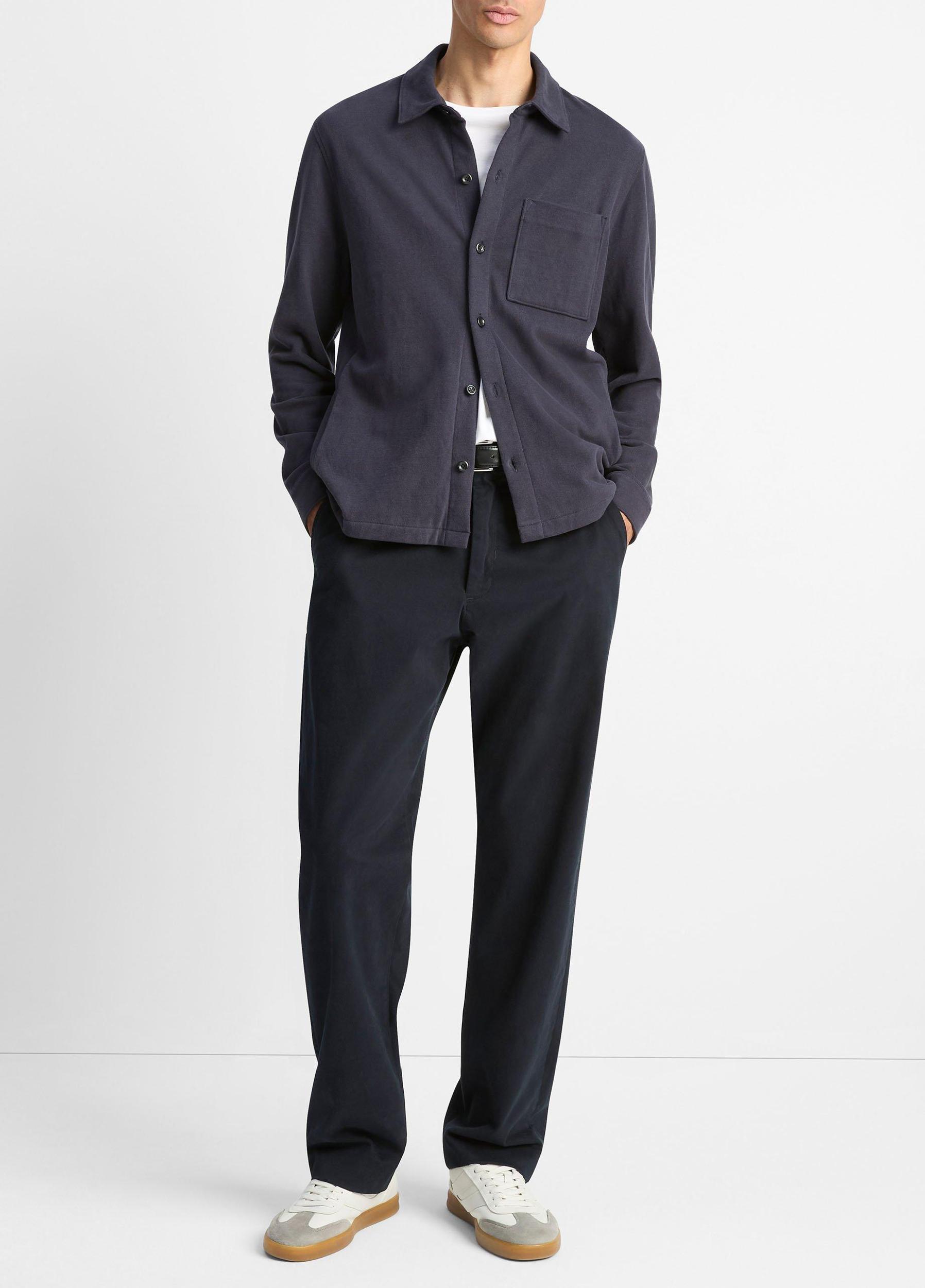 Heavy Sueded Cotton Shirt Jacket Product Image