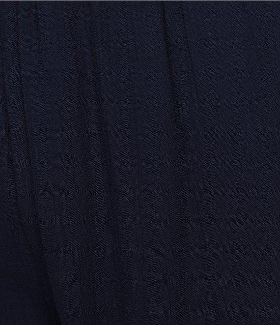 Skies Are Blue Plus Size Double Gauze Wide Leg Pants Product Image